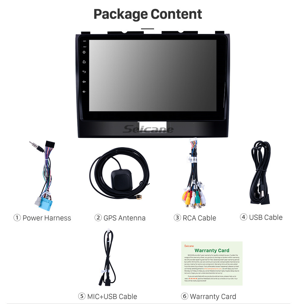Seicane Aftermarket Android 10.0 HD Touchscreen 9 inch Radio for 2010 2011-2018 Suzuki WAGONR Bluetooth GPS Navigation Head unit support 3G/4G wifi DVD Player Carplay 1080P Seicane Aftermarket Android 10.0 HD Touchscreen 9 inch Radio for 2010 2011-2018 Suzuki WAGONR Bluetooth GPS Navigation Head unit support 3G/4G wifi DVD Player Carplay 1080P