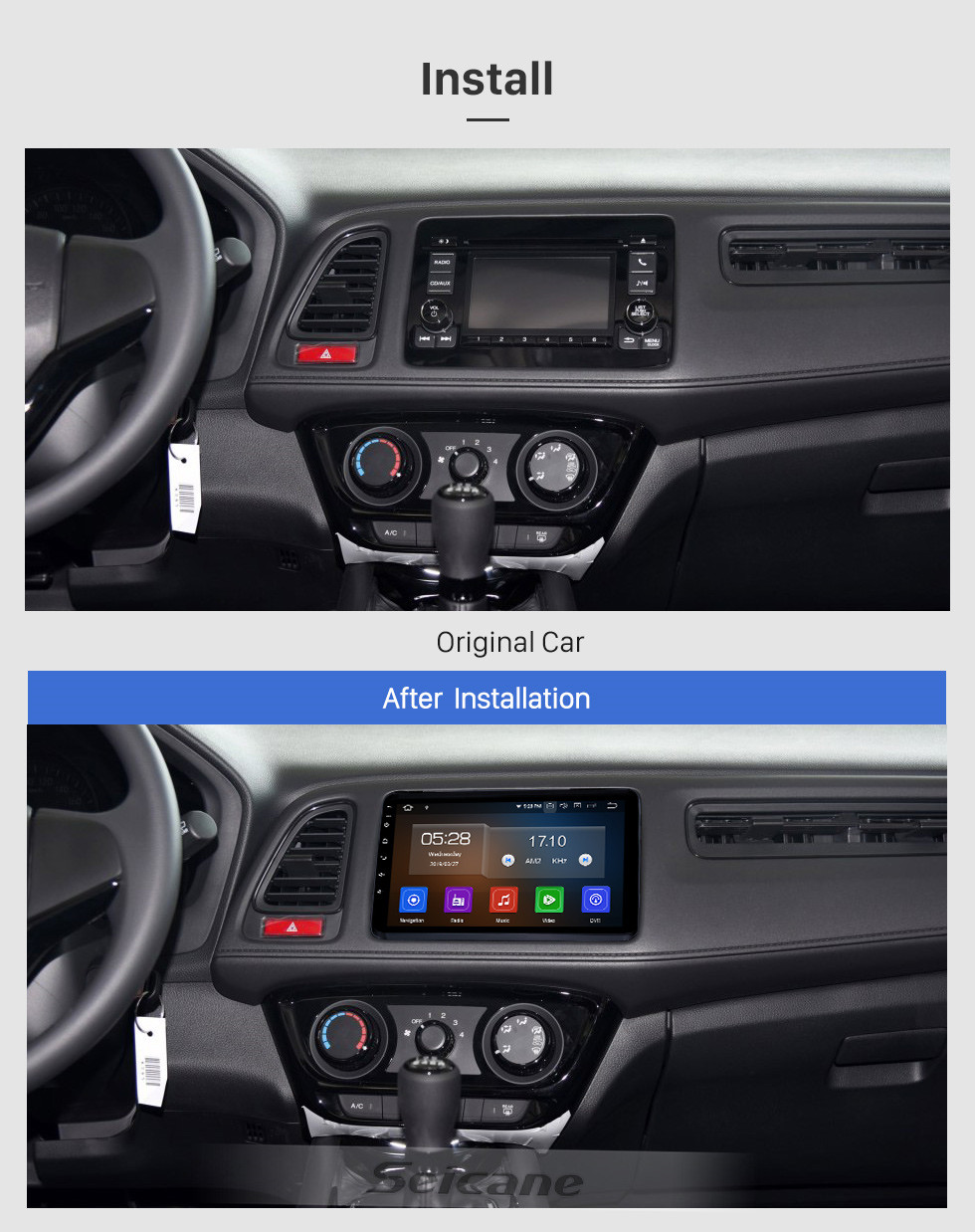 Seicane 9 inch 2015-2017 HONDA VEZEL XVR Android 10.0 GPS Navigation System with Bluetooth WIFI Radio support OBD2 USB Backup Camera Didital TV Steering wheel Control Mirror Link Seicane 9 inch 2015-2017 HONDA VEZEL XVR Android 10.0 GPS Navigation System with Bluetooth WIFI Radio support OBD2 USB Backup Camera Didital TV Steering wheel Control Mirror Link
