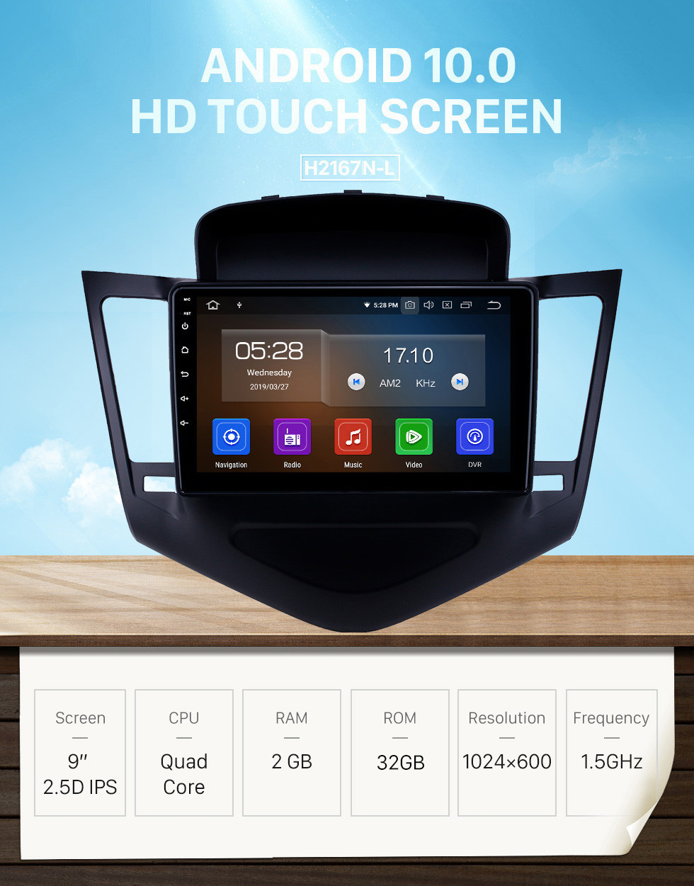 Seicane 2013-2015 Chevrolet CRUZE Android 10.0 9 pulgadas Navegación GPS Radio Bluetooth con USB Música FM Soporte para Carplay Control del volante 4G Cámara de respaldo Seicane 2013-2015 Chevrolet CRUZE Android 10.0 9 pulgadas Navegación GPS Radio Bluetooth con USB Música FM Soporte para Carplay Control del volante 4G Cámara de respaldo