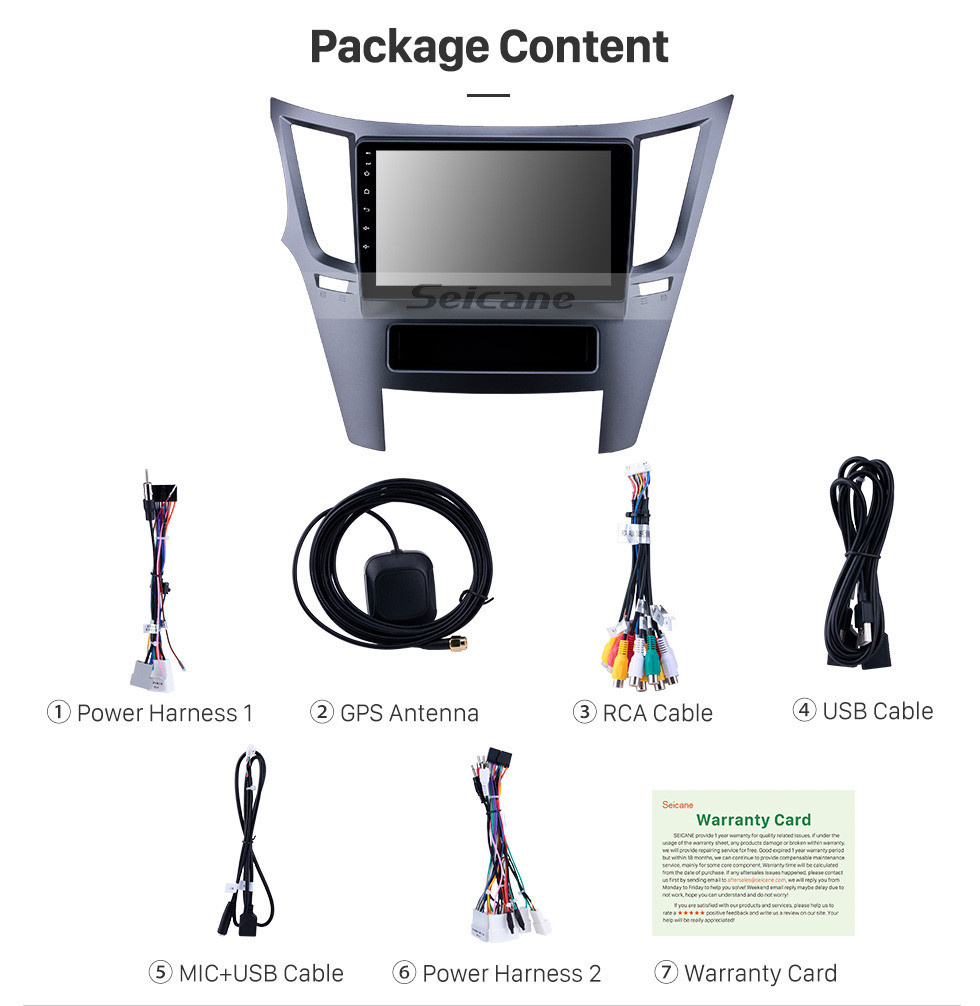 Seicane Todo en uno Android 10.0 9 pulgadas 2010-2014 Subaru Outback LHD Radio con Bluetooth USB FM RDS compatible Mirror Link Reproductor de DVD 1080P Vídeo OBD SWC TPMS Seicane Todo en uno Android 10.0 9 pulgadas 2010-2014 Subaru Outback LHD Radio con Bluetooth USB FM RDS compatible Mirror Link Reproductor de DVD 1080P Vídeo OBD SWC TPMS