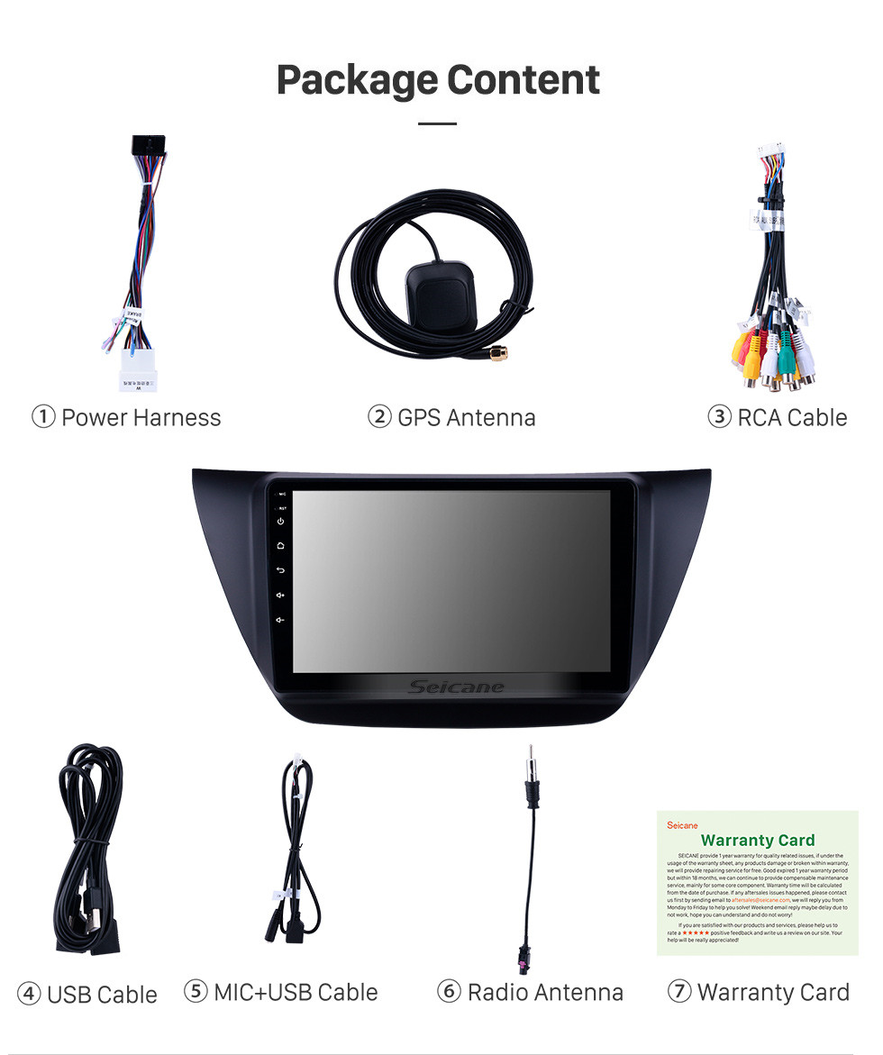 Seicane OEM 9 inch Android 10.0 Radio for 2006-2010 MITSUBISHI LANCER IX Bluetooth Wifi HD Touchscreen GPS Navigation Carplay USB support OBD2 Digital TV 4G Seicane OEM 9 inch Android 10.0 Radio for 2006-2010 MITSUBISHI LANCER IX Bluetooth Wifi HD Touchscreen GPS Navigation Carplay USB support OBD2 Digital TV 4G