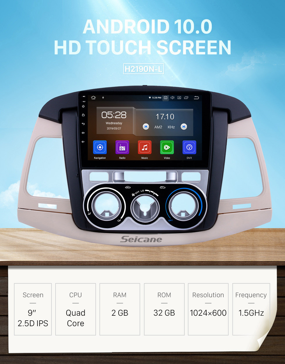 Seicane 2007-2011 Toyota Innova Manual A/C Android 10.0 9 inch GPS Navigation Radio Bluetooth HD Touchscreen USB Carplay Music support TPMS DAB+ 1080P Video Seicane 2007-2011 Toyota Innova Manual A/C Android 10.0 9 inch GPS Navigation Radio Bluetooth HD Touchscreen USB Carplay Music support TPMS DAB+ 1080P Video