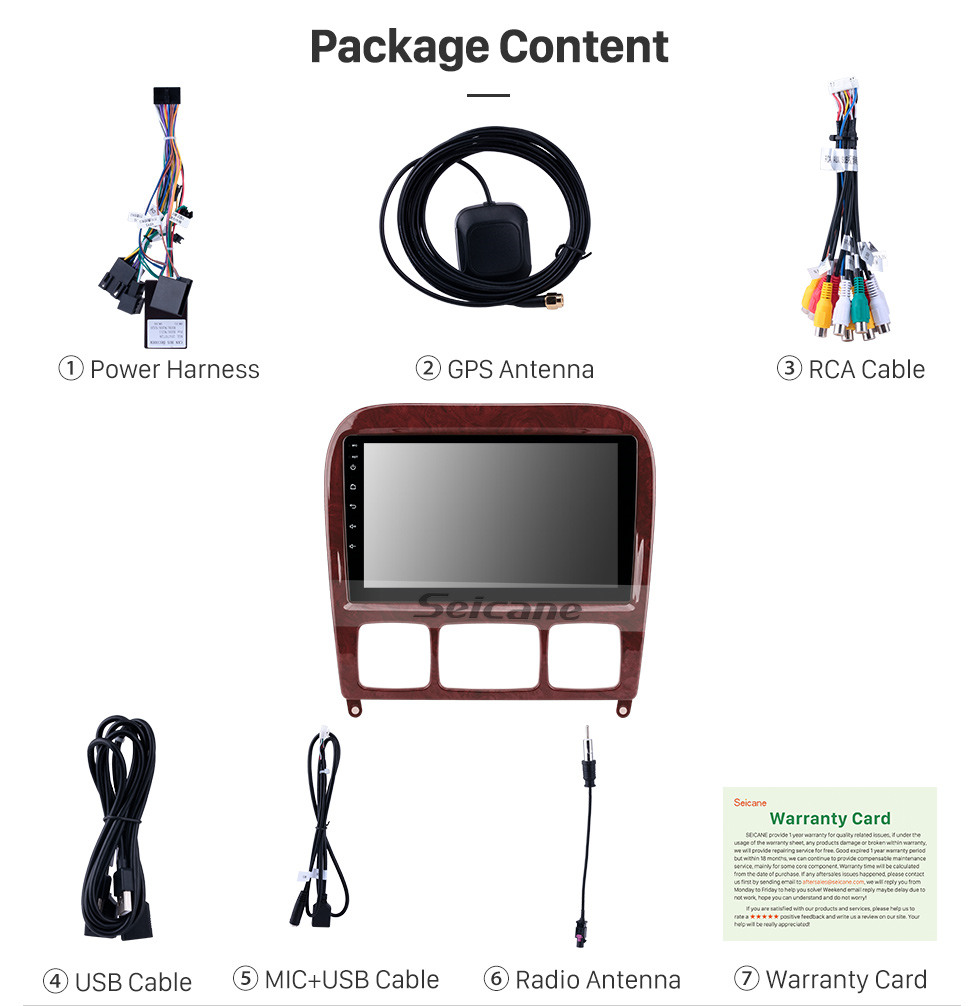 Seicane 9 inch Touch Screen 1998-2005 Mercedes Benz S Class W220 S280 S320 S350 S400 S430 S500 Android 10.0 Radio GPS Navigation system with DVD Bluetooth WiFi 1080P Rearview Camera steering wheel control Seicane 9 inch Touch Screen 1998-2005 Mercedes Benz S Class W220 S280 S320 S350 S400 S430 S500 Android 10.0 Radio GPS Navigation system with DVD Bluetooth WiFi 1080P Rearview Camera steering wheel control