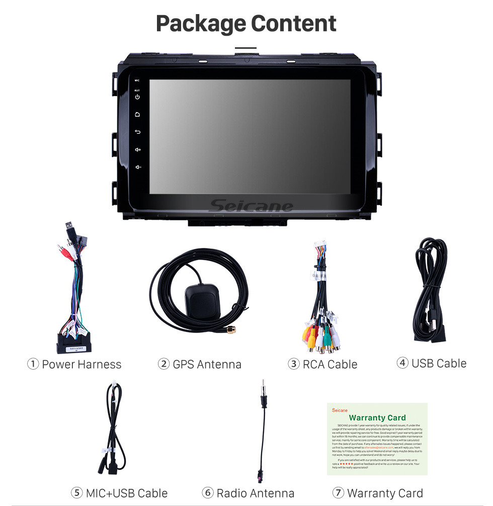 Seicane 8 Zoll 2014-2019 Kia Karneval HD Touchscreen Android 10.0 GPS-Navigationsradio WIFI Bluetooth Carplay Musik USB AUX-Unterstützung Ersatzkamera 1080P Seicane 8 Zoll 2014-2019 Kia Karneval HD Touchscreen Android 10.0 GPS-Navigationsradio WIFI Bluetooth Carplay Musik USB AUX-Unterstützung Ersatzkamera 1080P