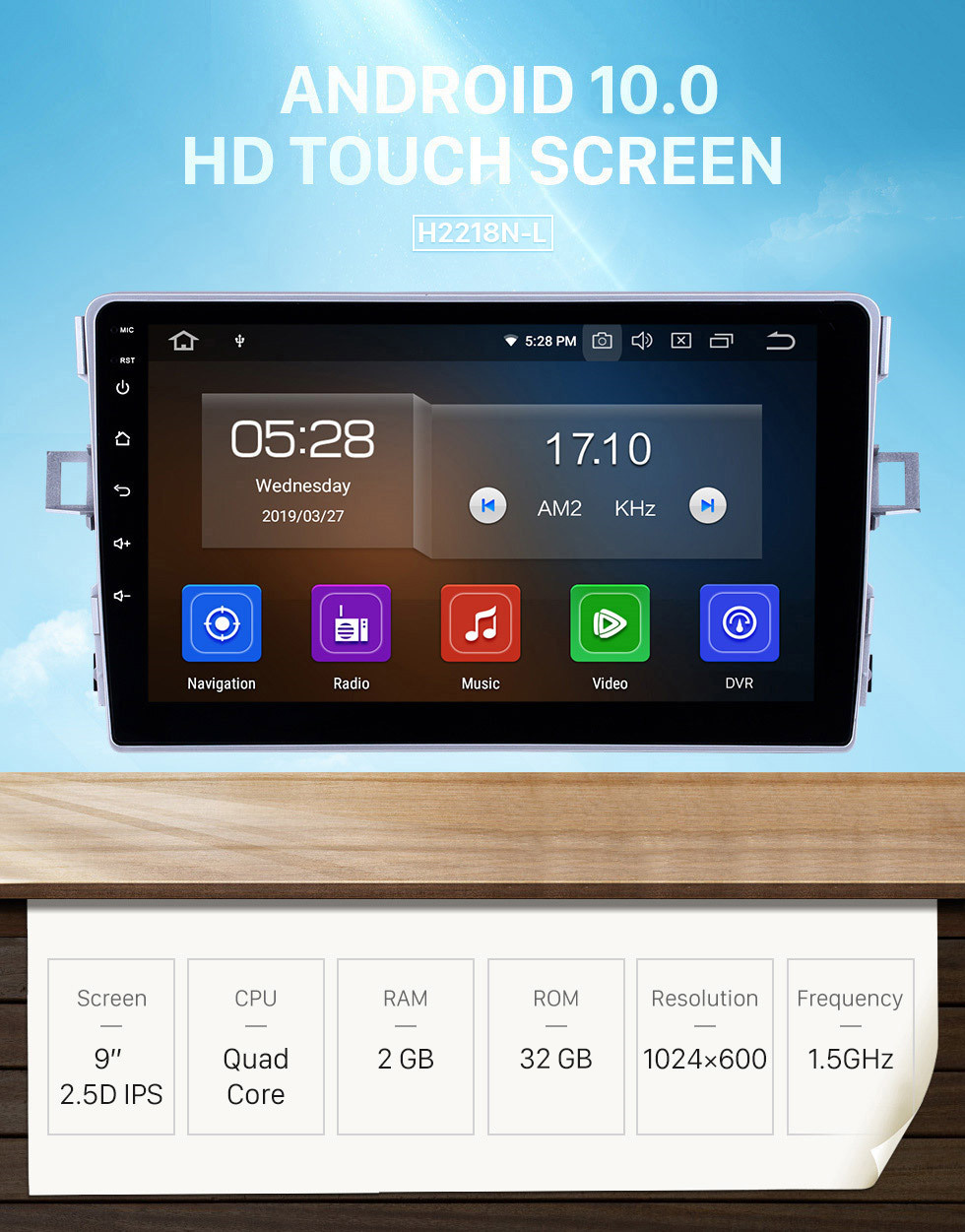 Seicane HD Touchscreen 2011-2016 Toyota Verso Android 10.0 9 inch GPS Navigation Radio Bluetooth USB Carplay WIFI AUX support DAB+ OBD2 Steering Wheel Control Seicane HD Touchscreen 2011-2016 Toyota Verso Android 10.0 9 inch GPS Navigation Radio Bluetooth USB Carplay WIFI AUX support DAB+ OBD2 Steering Wheel Control
