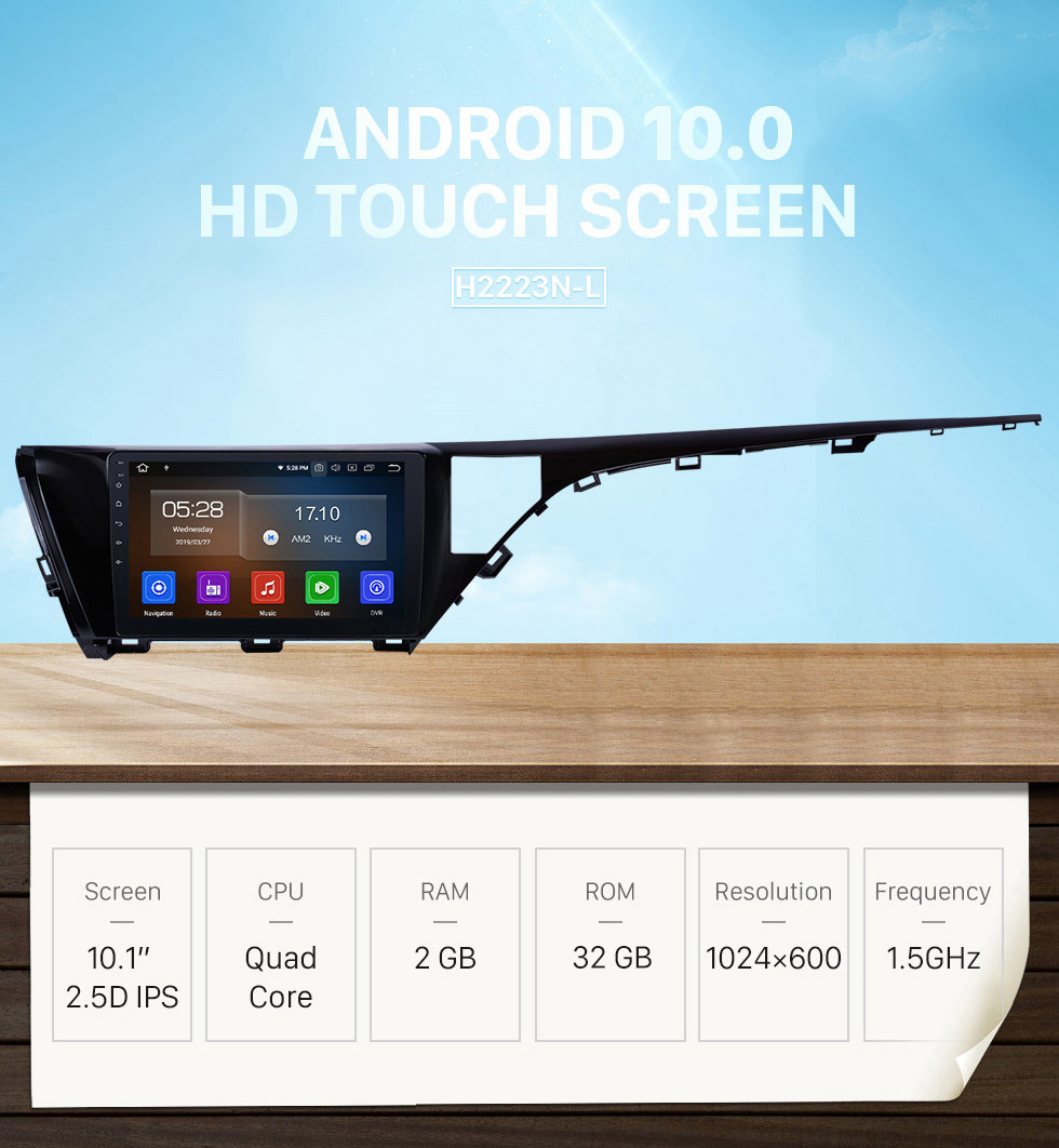 Seicane 10.1 inch Android 10.0 Radio for 2018-2019 Toyota Camry LHD Bluetooth Wifi HD Touchscreen GPS Navigation Carplay USB support 1080P Video Backup camera Seicane 10.1 inch Android 10.0 Radio for 2018-2019 Toyota Camry LHD Bluetooth Wifi HD Touchscreen GPS Navigation Carplay USB support 1080P Video Backup camera