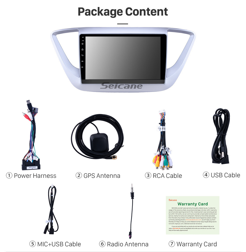 Seicane 9 inch Android 10.0 Radio for 2016 Hyundai Verna Bluetooth Wifi HD Touchscreen AUX GPS Navigation Carplay USB support DVR Digital TV TPMS Seicane 9 inch Android 10.0 Radio for 2016 Hyundai Verna Bluetooth Wifi HD Touchscreen AUX GPS Navigation Carplay USB support DVR Digital TV TPMS