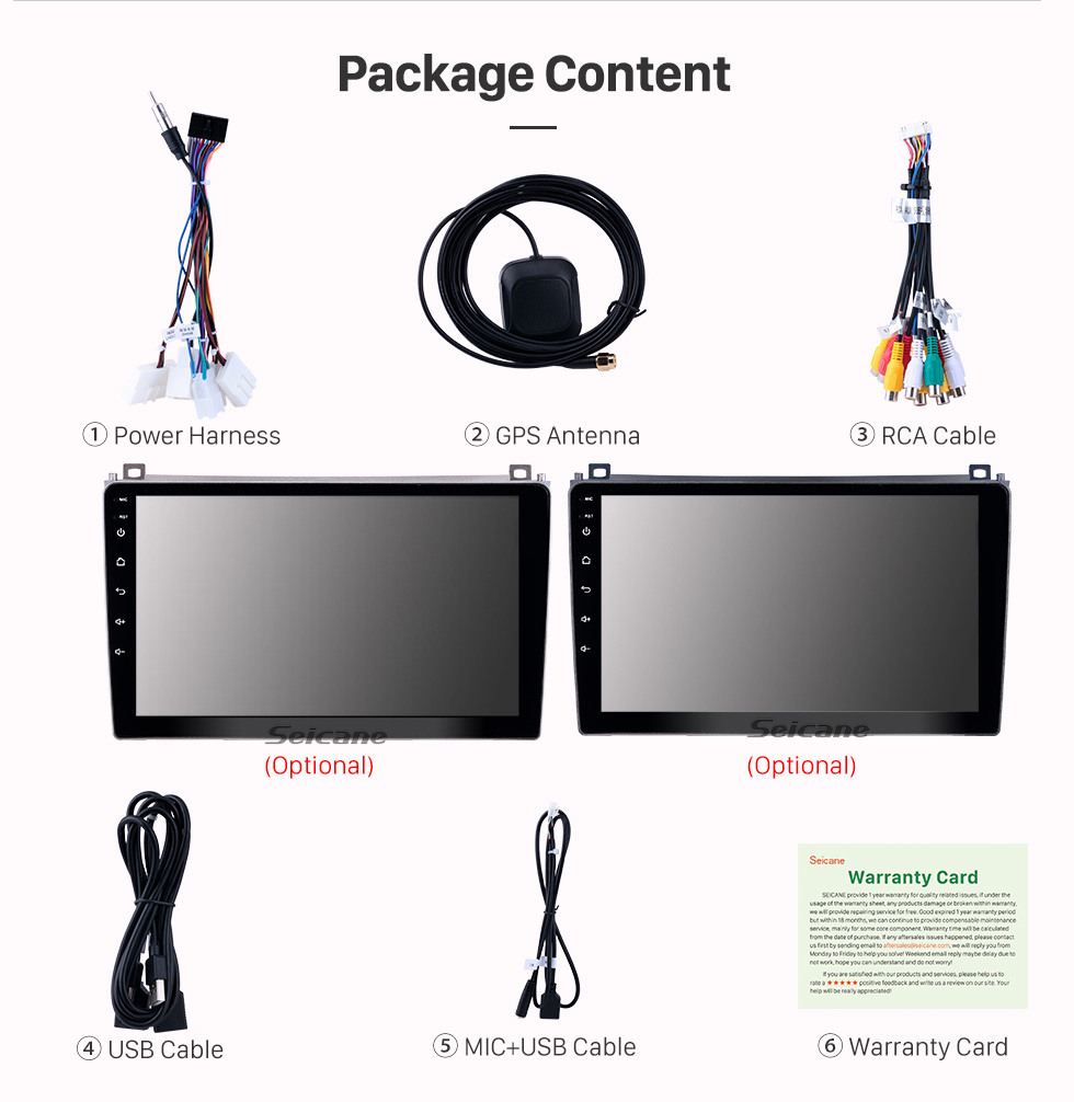 Seicane Android 10.0 Radio de navegación GPS de 9 pulgadas para 2006-2010 Proton GenⅡ con pantalla táctil HD Carplay Bluetooth WIFI USB AUX compatible con Mirror Link OBD2 SWC Seicane Android 10.0 Radio de navegación GPS de 9 pulgadas para 2006-2010 Proton GenⅡ con pantalla táctil HD Carplay Bluetooth WIFI USB AUX compatible con Mirror Link OBD2 SWC
