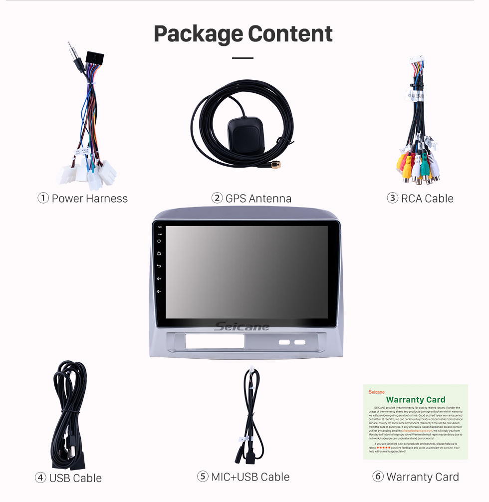 Seicane 9 inch 2004 Toyota Vios Android 10.0 GPS Navigation Radio Bluetooth HD Touchscreen AUX Carplay Music support 1080P Video Digital TV Rear camera Seicane 9 inch 2004 Toyota Vios Android 10.0 GPS Navigation Radio Bluetooth HD Touchscreen AUX Carplay Music support 1080P Video Digital TV Rear camera