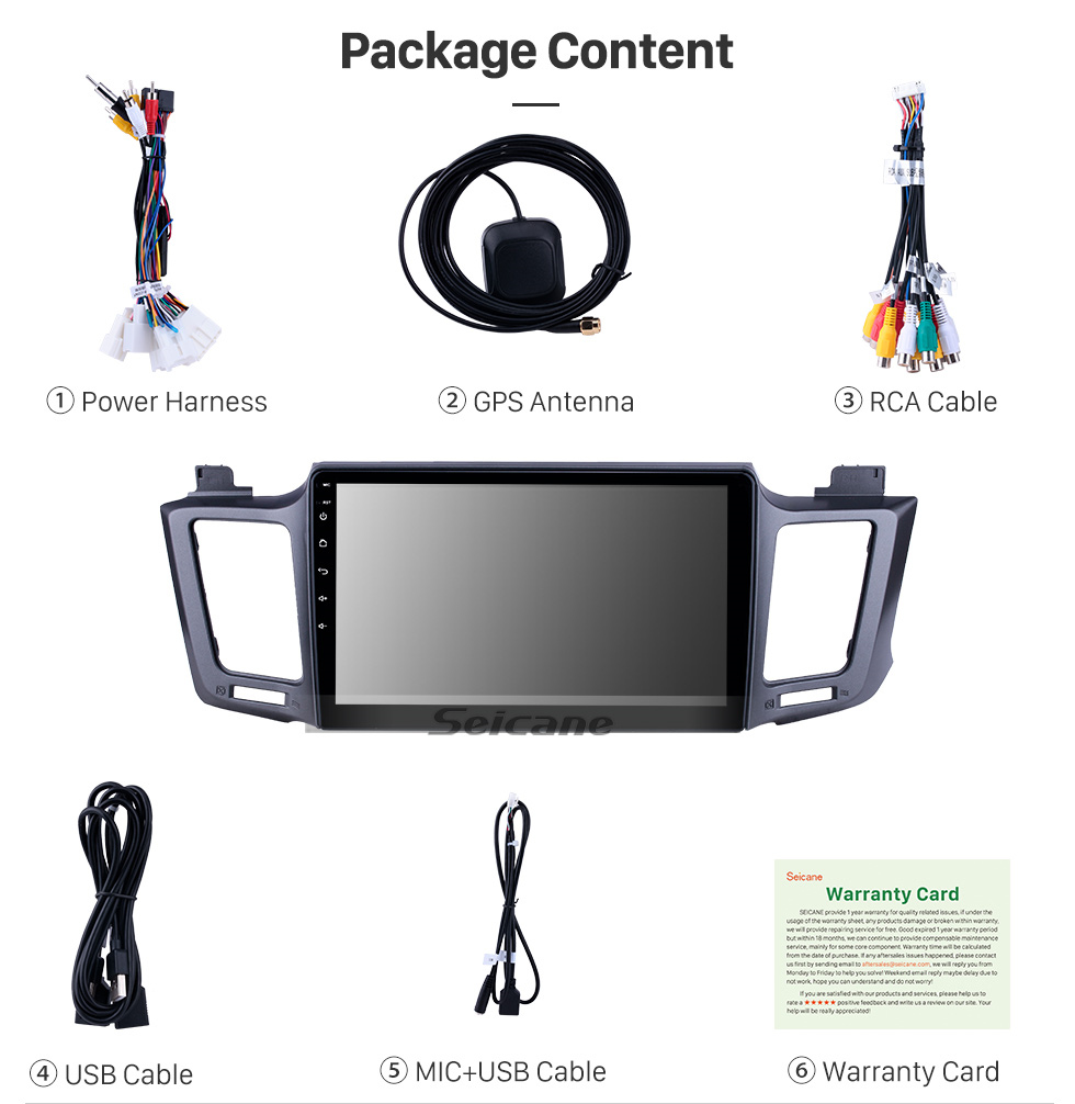 Seicane 10,1-дюймовый Android 10.0 GPS навигационное радио для 2013-2016 Toyota RAV4 LHD с HD сенсорным экраном Carplay Bluetooth WIFI USB AUX с поддержкой Mirror Link OBD2 Seicane 10,1-дюймовый Android 10.0 GPS навигационное радио для 2013-2016 Toyota RAV4 LHD с HD сенсорным экраном Carplay Bluetooth WIFI USB AUX с поддержкой Mirror Link OBD2