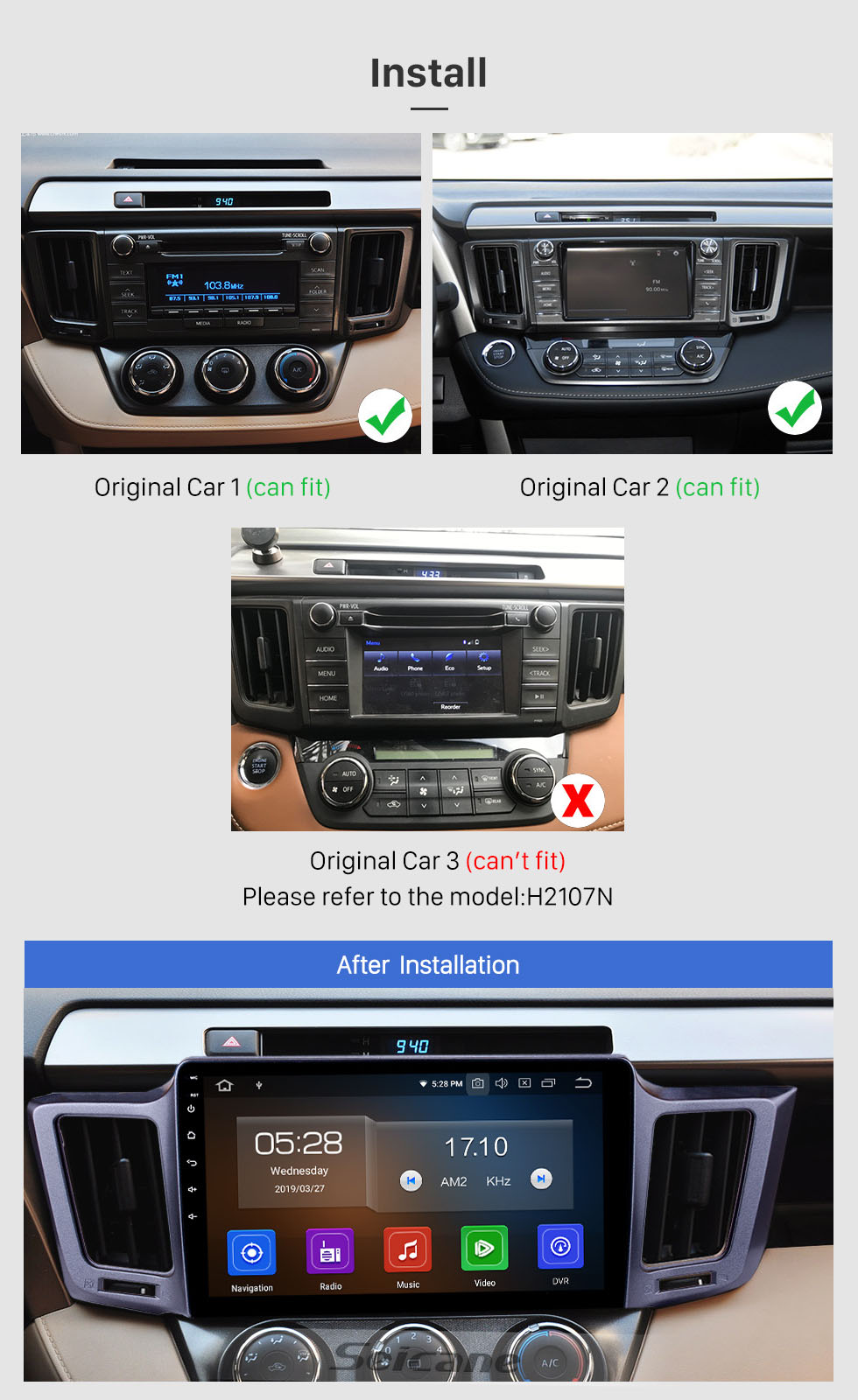 Seicane 10,1-дюймовый Android 10.0 GPS навигационное радио для 2013-2016 Toyota RAV4 LHD с HD сенсорным экраном Carplay Bluetooth WIFI USB AUX с поддержкой Mirror Link OBD2 Seicane 10,1-дюймовый Android 10.0 GPS навигационное радио для 2013-2016 Toyota RAV4 LHD с HD сенсорным экраном Carplay Bluetooth WIFI USB AUX с поддержкой Mirror Link OBD2