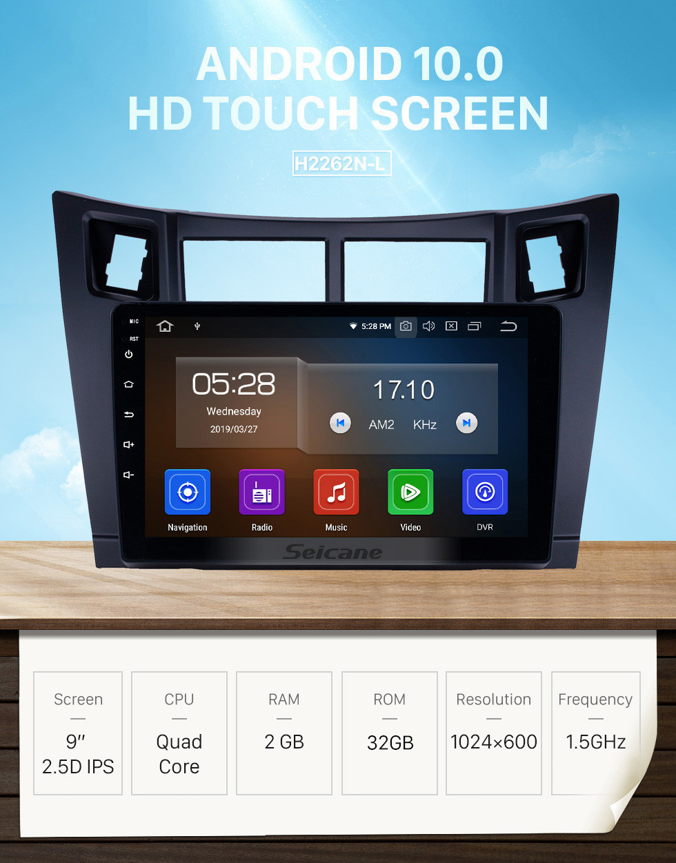 Seicane HD Touchscreen 2008-2011 Toyota Yaris Android 10.0 9 inch GPS Navigation Radio Bluetooth USB Carplay WIFI AUX support DAB+ Steering Wheel Control Seicane HD Touchscreen 2008-2011 Toyota Yaris Android 10.0 9 inch GPS Navigation Radio Bluetooth USB Carplay WIFI AUX support DAB+ Steering Wheel Control