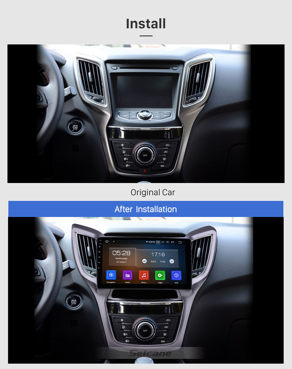 Seicane 10,1 Zoll 2013-2016 Changan CS75 Android 10.0 GPS-Navigationssystem radio Bluetooth HD Touchscreen AUX USB Wlan Carplay Unterstützung OBD2 1080 P Video Seicane 10,1 Zoll 2013-2016 Changan CS75 Android 10.0 GPS-Navigationssystem radio Bluetooth HD Touchscreen AUX USB Wlan Carplay Unterstützung OBD2 1080 P Video