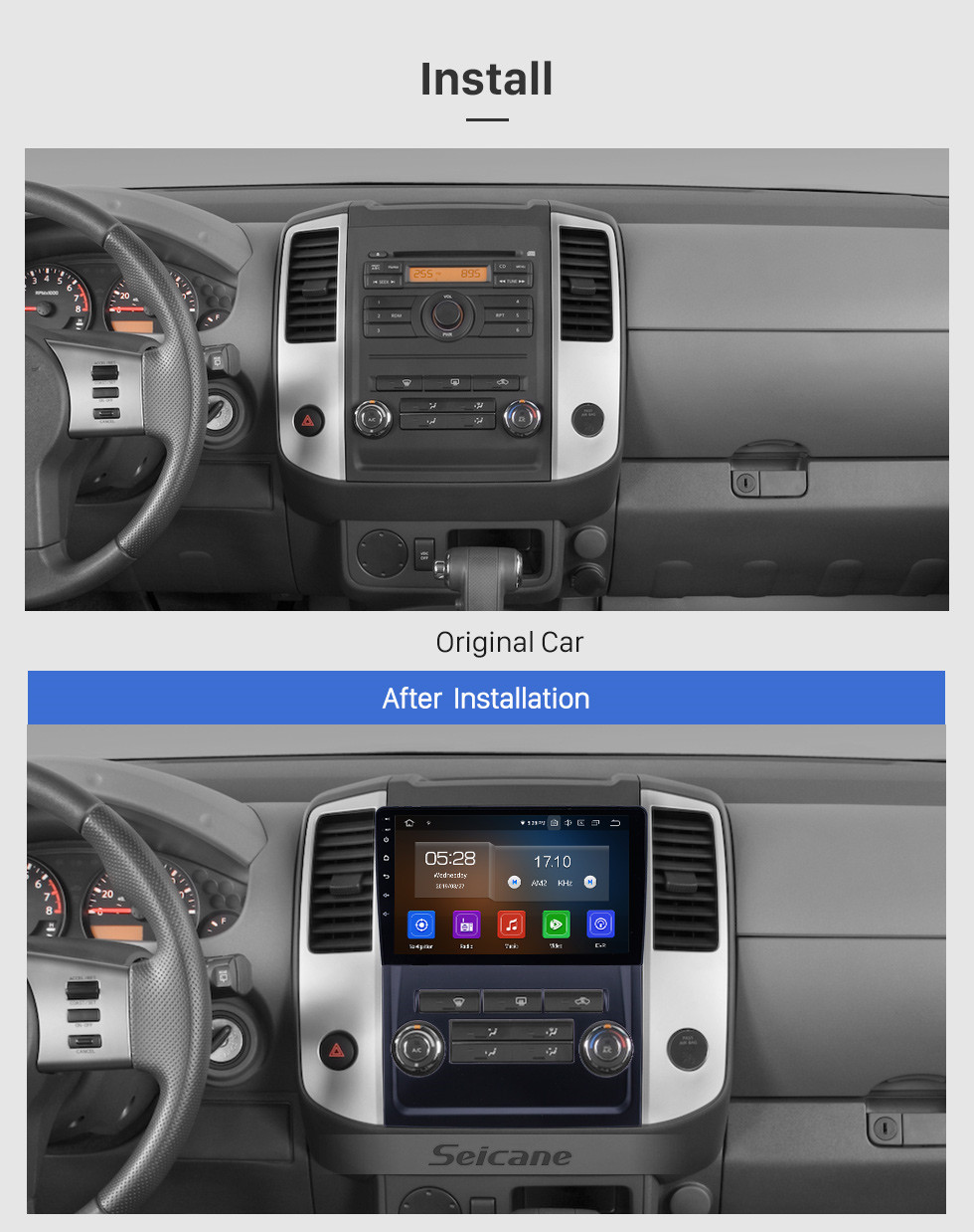 Seicane Android 10.0 9 inch GPS Navigation Radio for 2009-2012 Nissan Frontier/Xterra with HD Touchscreen Carplay Bluetooth WIFI support TPMS Digital TV Seicane Android 10.0 9 inch GPS Navigation Radio for 2009-2012 Nissan Frontier/Xterra with HD Touchscreen Carplay Bluetooth WIFI support TPMS Digital TV