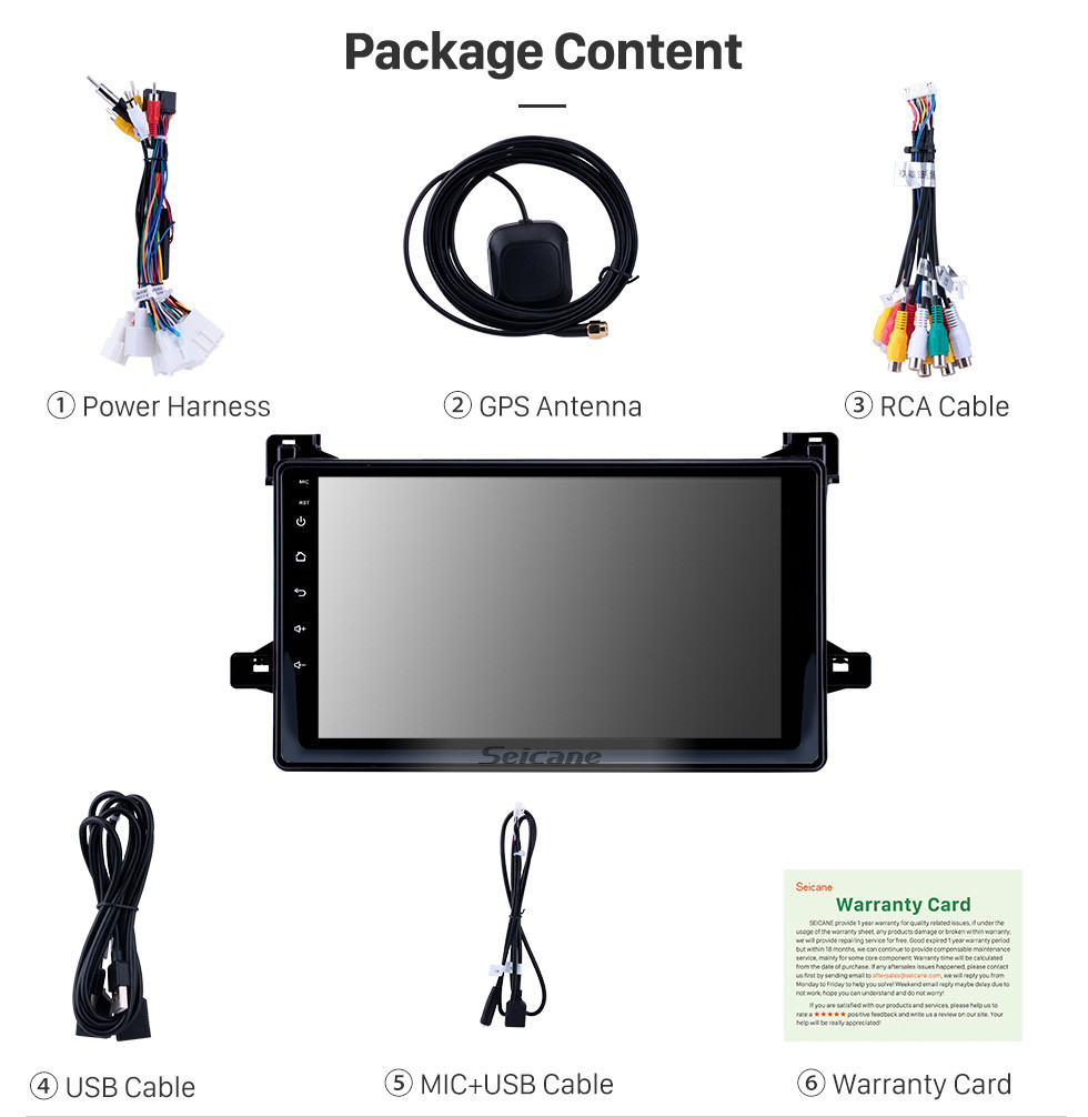 Seicane 9 inch Android 10.0 GPS Navigation Radio for 2016 Toyota Prius with HD Touchscreen Carplay Bluetooth WIFI AUX support TPMS Digital TV DVR Seicane 9 inch Android 10.0 GPS Navigation Radio for 2016 Toyota Prius with HD Touchscreen Carplay Bluetooth WIFI AUX support TPMS Digital TV DVR
