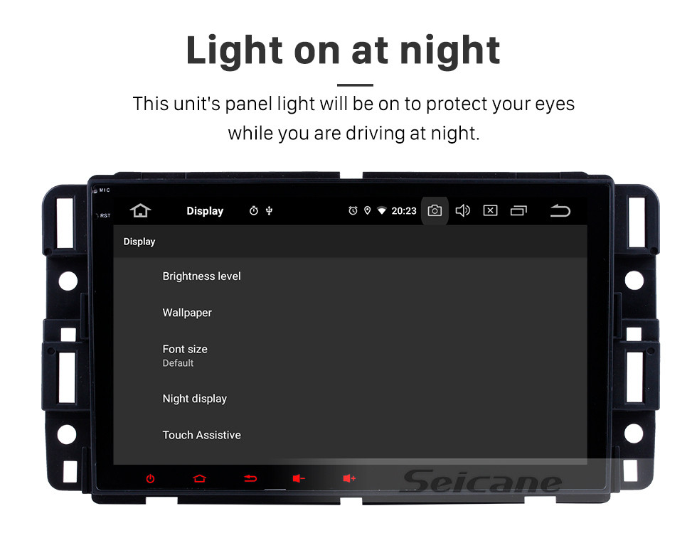 Seicane Android 10.0 2007 2008 2009 2010 2011 GMC Yukon 8-дюймовый HD сенсорный экран Автомобильный радиоприемник Штатная магнитола GPS-навигация Музыка Bluetooth WIFI Поддержка 1080P Видеокамера резервного копирования Камера управления на руле Seicane Android 10.0 2007 2008 2009 2010 2011 GMC Yukon 8-дюймовый HD сенсорный экран Автомобильный радиоприемник Штатная магнитола GPS-навигация Музыка Bluetooth WIFI Поддержка 1080P Видеокамера резервного копирования Камера управления на руле