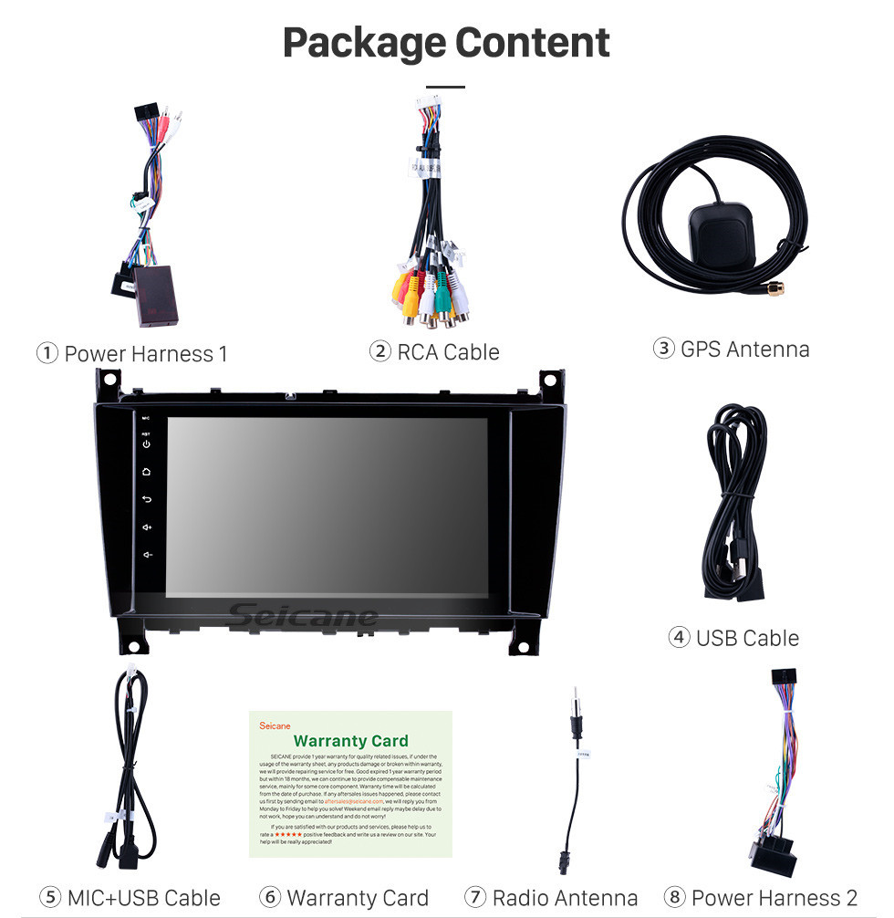 Seicane 8 inch Android 10.0 GPS Navigation Radio for 2005-2007 Mercedes-Benz G Class W467 G550 G500 G400 G320 G270 G55 Bluetooth HD Touchscreen Carplay support Digital TV Seicane 8 inch Android 10.0 GPS Navigation Radio for 2005-2007 Mercedes-Benz G Class W467 G550 G500 G400 G320 G270 G55 Bluetooth HD Touchscreen Carplay support Digital TV