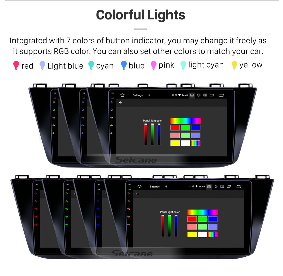 Seicane 10.1 inch 2016-2018 VW Volkswagen Tiguan Android 10.0 GPS Navigation Radio Bluetooth HD Touchscreen AUX USB Carplay support Mirror Link Seicane 10.1 inch 2016-2018 VW Volkswagen Tiguan Android 10.0 GPS Navigation Radio Bluetooth HD Touchscreen AUX USB Carplay support Mirror Link