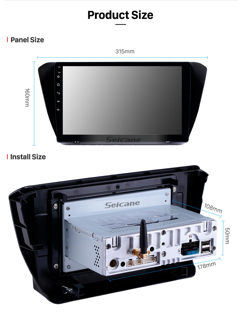 Seicane 10.1 polegada Android 10.0 Rádio para 2015-2018 Skoda Superb Bluetooth HD Touchscreen Navegação GPS Carplay apoio USB OBD2 câmera de Backup Seicane 10.1 polegada Android 10.0 Rádio para 2015-2018 Skoda Superb Bluetooth HD Touchscreen Navegação GPS Carplay apoio USB OBD2 câmera de Backup