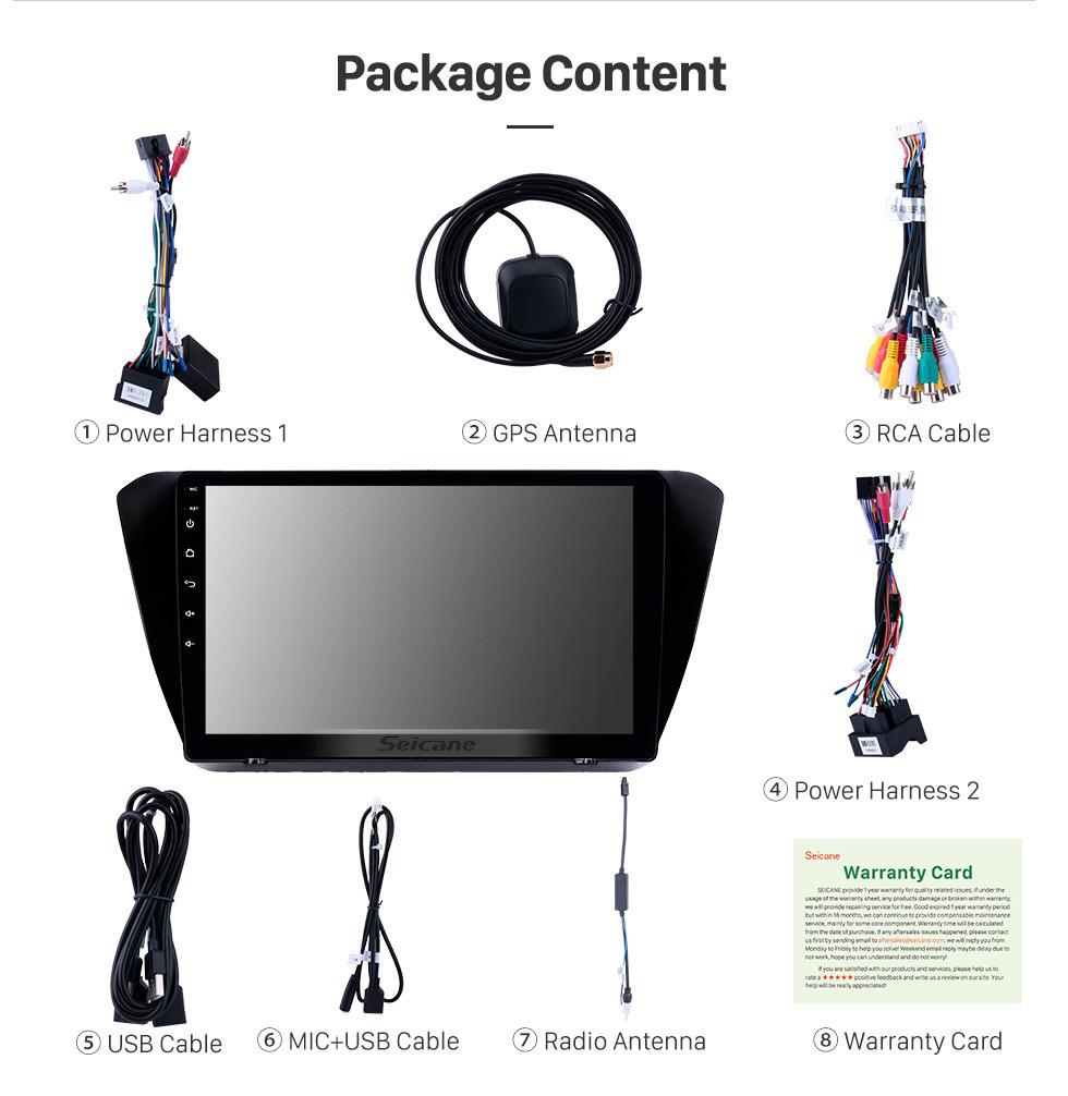 Seicane 10.1 polegada Android 10.0 Rádio para 2015-2018 Skoda Superb Bluetooth HD Touchscreen Navegação GPS Carplay apoio USB OBD2 câmera de Backup Seicane 10.1 polegada Android 10.0 Rádio para 2015-2018 Skoda Superb Bluetooth HD Touchscreen Navegação GPS Carplay apoio USB OBD2 câmera de Backup