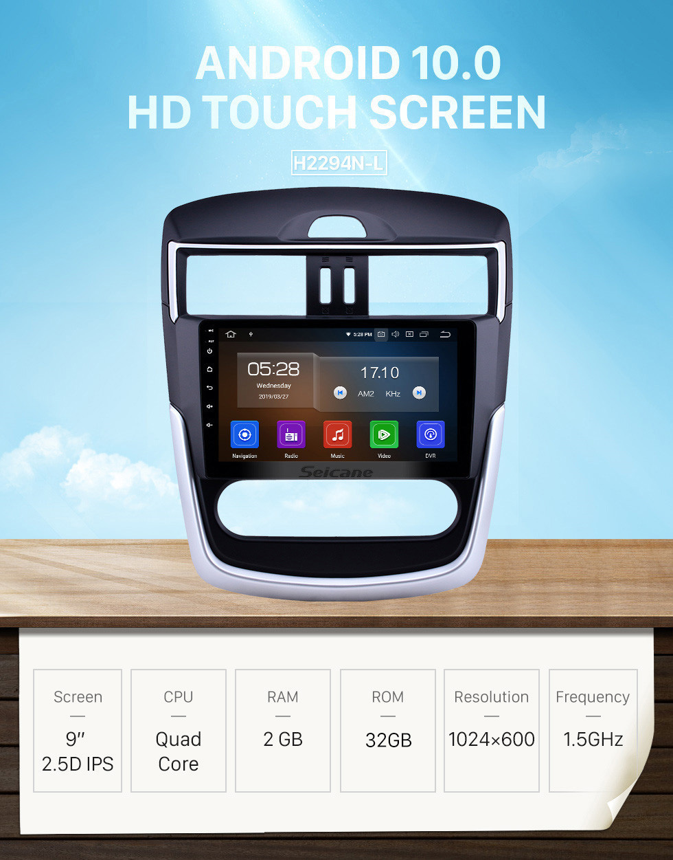 Seicane Android 10.0 9 inch GPS Navigation Radio for 2016-2018 Nissan Tiida with HD Touchscreen Carplay Bluetooth WIFI USB AUX support TPMS OBD2 Seicane Android 10.0 9 inch GPS Navigation Radio for 2016-2018 Nissan Tiida with HD Touchscreen Carplay Bluetooth WIFI USB AUX support TPMS OBD2