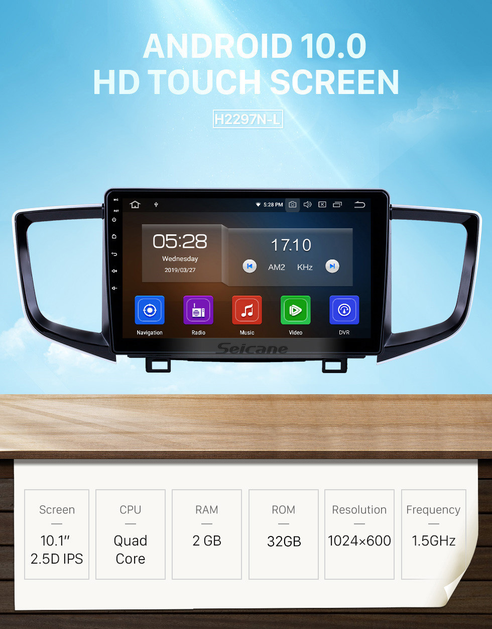 Seicane 10.1 pulgadas Android 10.0 Radio para 2016-2018 Honda Pilot Bluetooth HD con pantalla táctil Navegación GPS Soporte Carplay cámara de respaldo Seicane 10.1 pulgadas Android 10.0 Radio para 2016-2018 Honda Pilot Bluetooth HD con pantalla táctil Navegación GPS Soporte Carplay cámara de respaldo