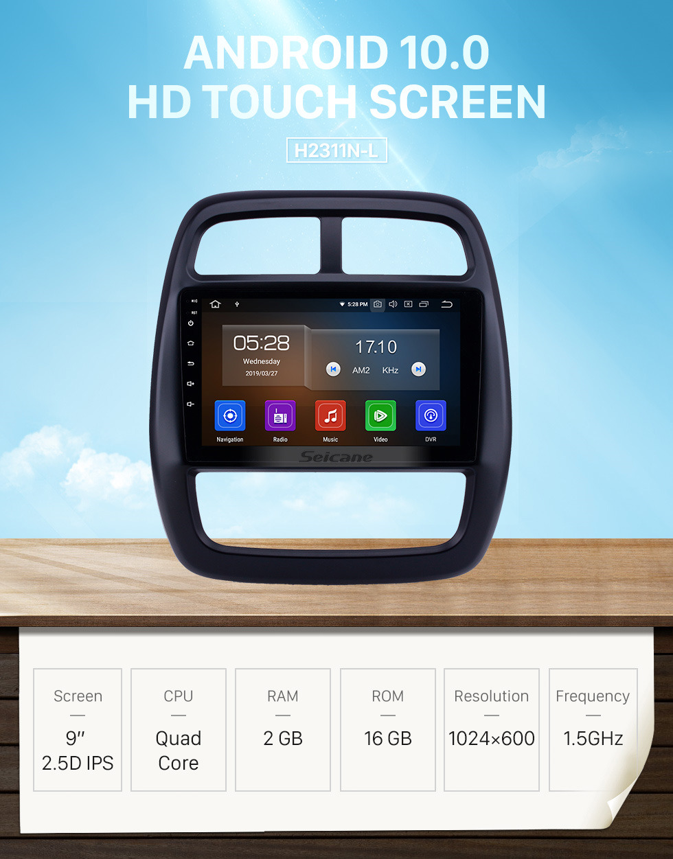 Seicane 2012-2017 Renault Kwid Android 10.0 9 inch GPS Navigation Radio Bluetooth HD Touchscreen WIFI USB Carplay support Digital TV Seicane 2012-2017 Renault Kwid Android 10.0 9 inch GPS Navigation Radio Bluetooth HD Touchscreen WIFI USB Carplay support Digital TV