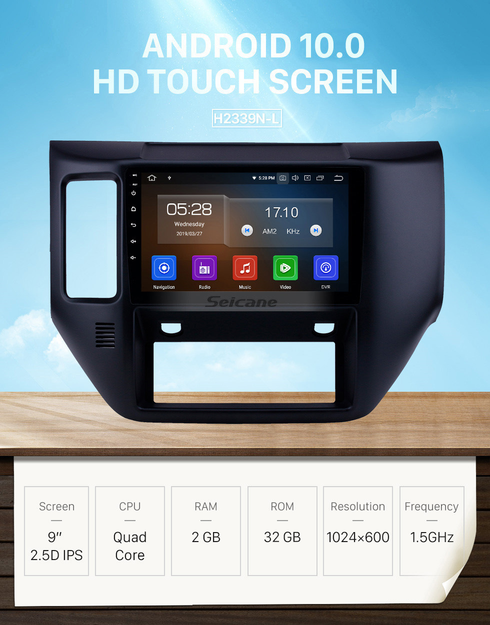Seicane 2011-2015 Nissan Patrol Android 10.0 9 Zoll GPS Navigationsradio Bluetooth HD Touchscreen WIFI USB Carplay Unterstützung Digital TV Seicane 2011-2015 Nissan Patrol Android 10.0 9 Zoll GPS Navigationsradio Bluetooth HD Touchscreen WIFI USB Carplay Unterstützung Digital TV