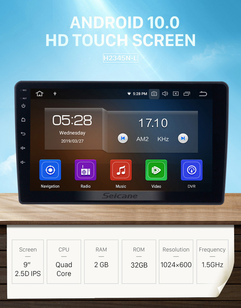 Seicane Android 10.0 9 inch GPS Navigation Radio for 2010-2014 Hyundai H1 with HD Touchscreen Carplay USB Bluetooth support DVR Digital TV Seicane Android 10.0 9 inch GPS Navigation Radio for 2010-2014 Hyundai H1 with HD Touchscreen Carplay USB Bluetooth support DVR Digital TV