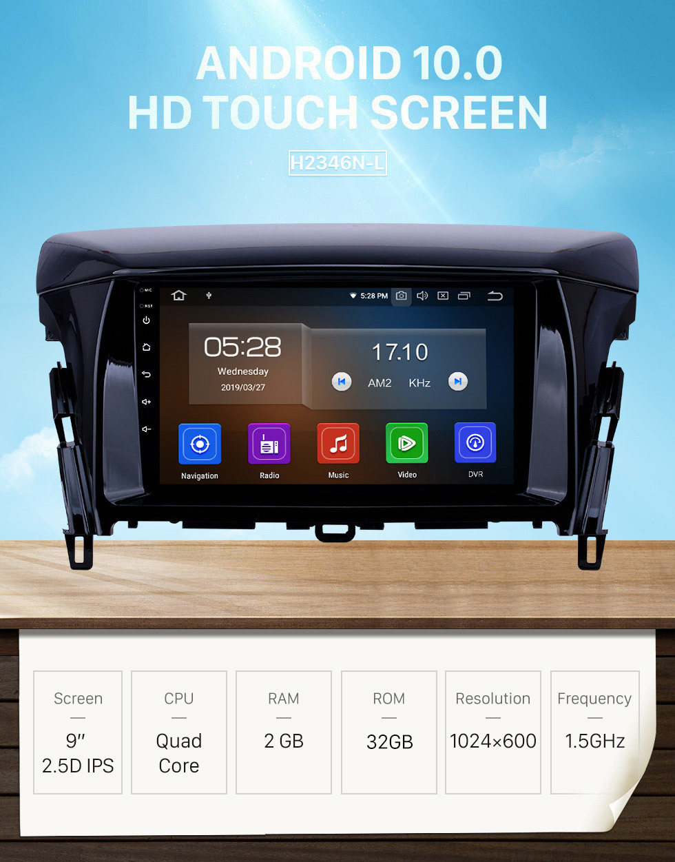 Seicane 9 inch Android 10.0 GPS Navigation Radio for 2018 Mitsubishi Eclipse with HD Touchscreen Carplay AUX Bluetooth support TPMS Seicane 9 inch Android 10.0 GPS Navigation Radio for 2018 Mitsubishi Eclipse with HD Touchscreen Carplay AUX Bluetooth support TPMS