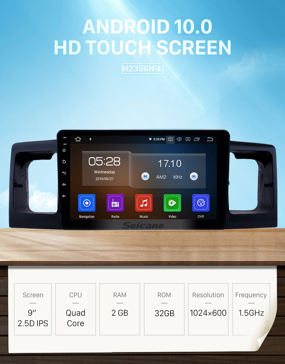 Seicane 9 inch Android 10.0 GPS Navigation Radio for 2013 Toyota Corolla/BYD F3 with HD Touchscreen Carplay AUX Bluetooth support 1080P Seicane 9 inch Android 10.0 GPS Navigation Radio for 2013 Toyota Corolla/BYD F3 with HD Touchscreen Carplay AUX Bluetooth support 1080P