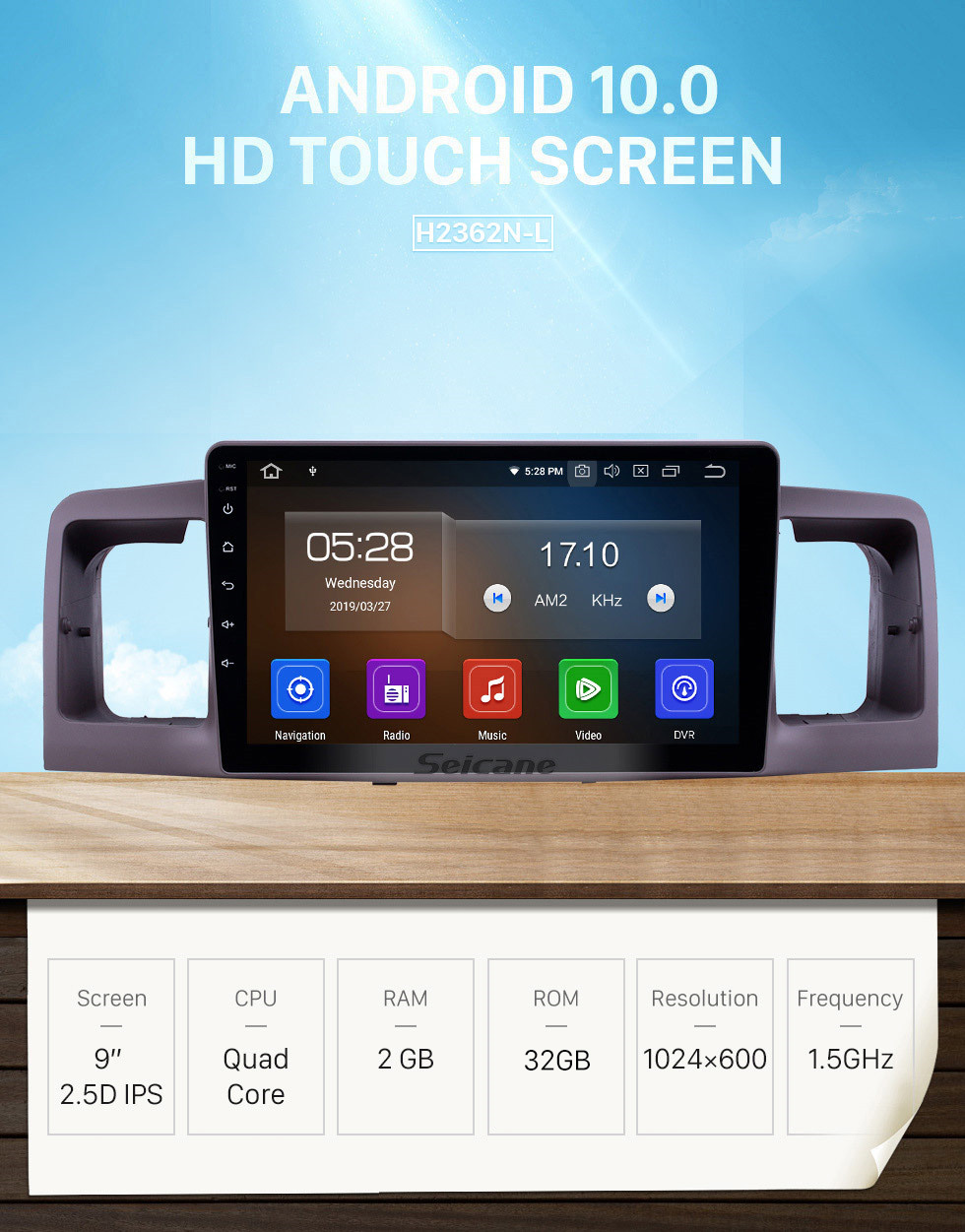 Seicane OEM 9 inch Android 10.0 Radio for 2006-2013 Toyota Corolla Bluetooth HD Touchscreen GPS Navigation Carplay support Rear camera Seicane OEM 9 inch Android 10.0 Radio for 2006-2013 Toyota Corolla Bluetooth HD Touchscreen GPS Navigation Carplay support Rear camera