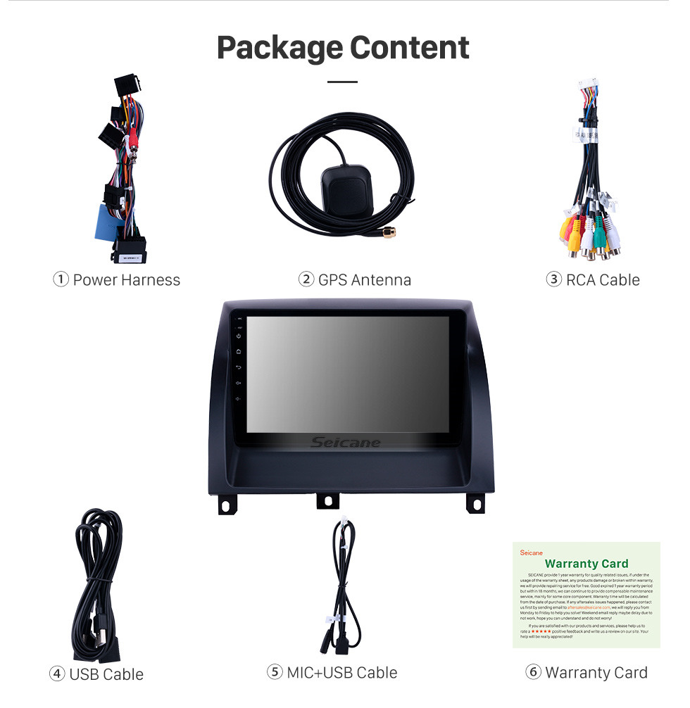 Seicane Android 10.0 Radio de navegación GPS de 9 pulgadas para MG3 2011-2016 con pantalla táctil HD Carplay Bluetooth Mirror Link compatible con TPMS TV digital Seicane Android 10.0 Radio de navegación GPS de 9 pulgadas para MG3 2011-2016 con pantalla táctil HD Carplay Bluetooth Mirror Link compatible con TPMS TV digital