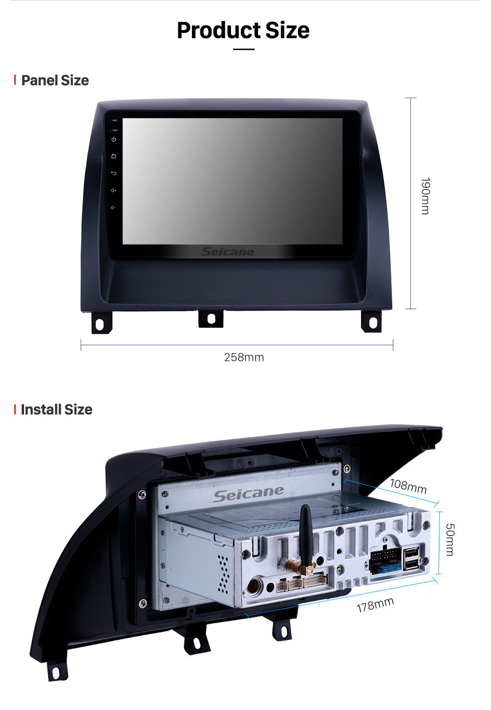 Seicane Android 10.0 Radio de navegación GPS de 9 pulgadas para MG3 2011-2016 con pantalla táctil HD Carplay Bluetooth Mirror Link compatible con TPMS TV digital Seicane Android 10.0 Radio de navegación GPS de 9 pulgadas para MG3 2011-2016 con pantalla táctil HD Carplay Bluetooth Mirror Link compatible con TPMS TV digital