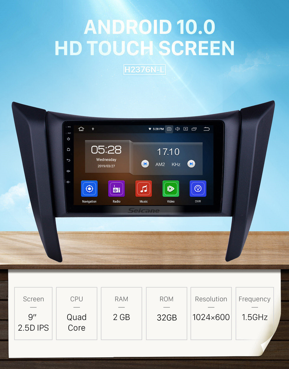 Seicane 2017-2018 Nissan Navara/NP300/Frontier Android 10.0 9 inch GPS Navigation Radio Bluetooth HD Touchscreen Carplay support Backup camera Seicane 2017-2018 Nissan Navara/NP300/Frontier Android 10.0 9 inch GPS Navigation Radio Bluetooth HD Touchscreen Carplay support Backup camera