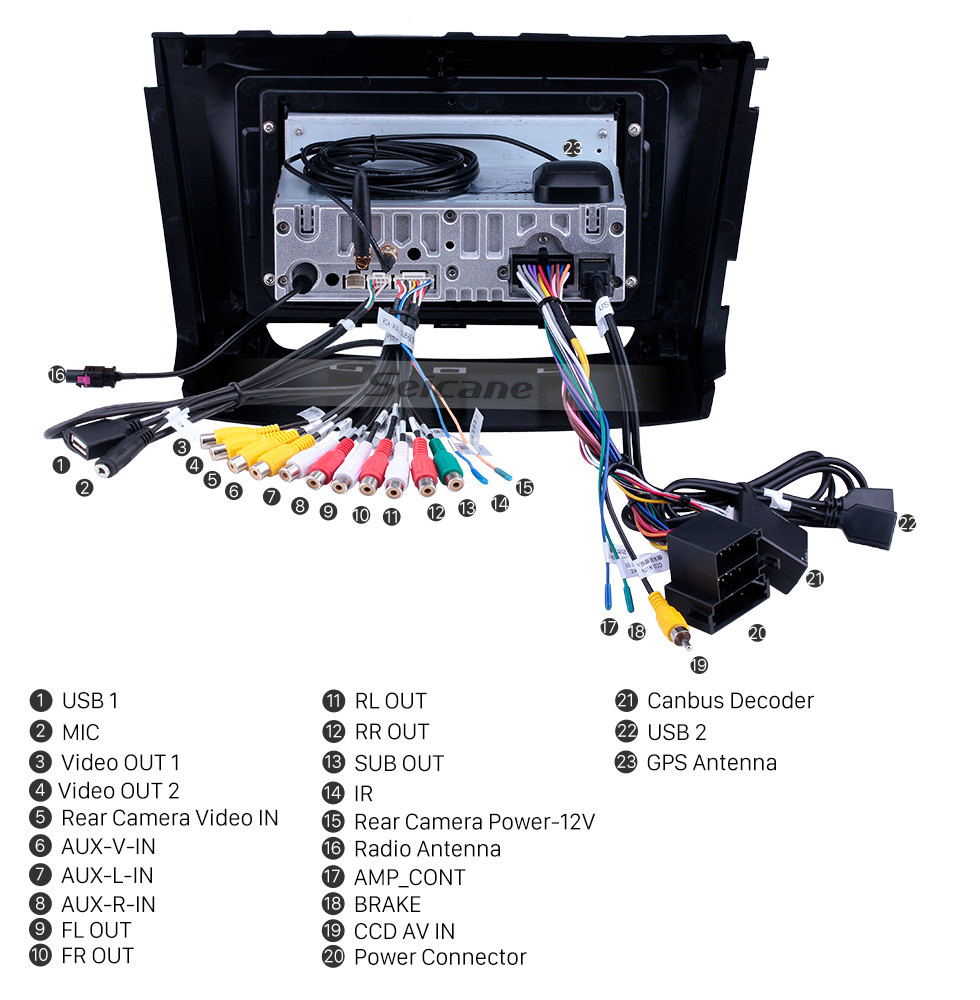 Seicane Android 10.0 9 polegadas Rádio Navegação GPS para 2012-2016 Grande Muralha Wingle 6 RHD com HD Touchscreen Carplay Suporte Bluetooth TV Digital Seicane Android 10.0 9 polegadas Rádio Navegação GPS para 2012-2016 Grande Muralha Wingle 6 RHD com HD Touchscreen Carplay Suporte Bluetooth TV Digital