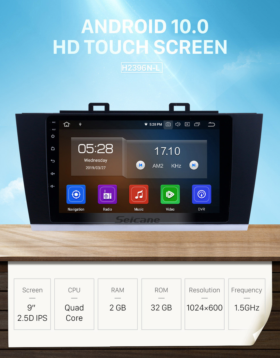 Seicane 2015-2018 Subaru Legacy Android 10.0 9 pulgadas Navegación GPS Radio Bluetooth HD Pantalla táctil WIFI USB Carplay compatible con DAB + SWC Seicane 2015-2018 Subaru Legacy Android 10.0 9 pulgadas Navegación GPS Radio Bluetooth HD Pantalla táctil WIFI USB Carplay compatible con DAB + SWC