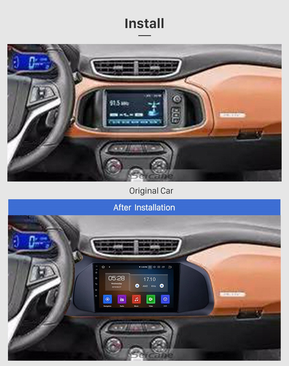 Seicane 9-дюймовый Android 10.0 Радио для 2012-2019 Chevy Chevrolet Onix Bluetooth WIFI USB HD Сенсорный экран GPS-навигатор Поддержка Carplay DAB + DVR Seicane 9-дюймовый Android 10.0 Радио для 2012-2019 Chevy Chevrolet Onix Bluetooth WIFI USB HD Сенсорный экран GPS-навигатор Поддержка Carplay DAB + DVR