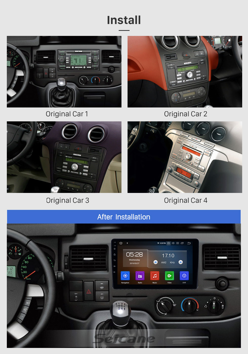 Seicane Android 10.0 9 inch GPS Navigation Radio for 2005-2008 Ford Focus with HD Touchscreen Carplay Bluetooth support Digital TV Seicane Android 10.0 9 inch GPS Navigation Radio for 2005-2008 Ford Focus with HD Touchscreen Carplay Bluetooth support Digital TV