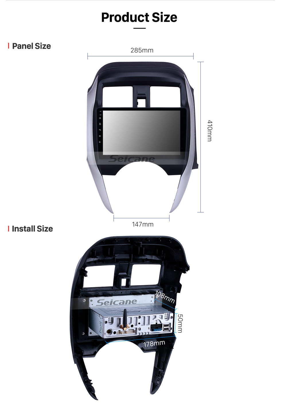 Seicane Android 10.0 9 inch GPS Navigation Radio for 2014-2018 Nissan Sunny/Almera RHD with HD Touchscreen Carplay Bluetooth support Digital TV Seicane Android 10.0 9 inch GPS Navigation Radio for 2014-2018 Nissan Sunny/Almera RHD with HD Touchscreen Carplay Bluetooth support Digital TV