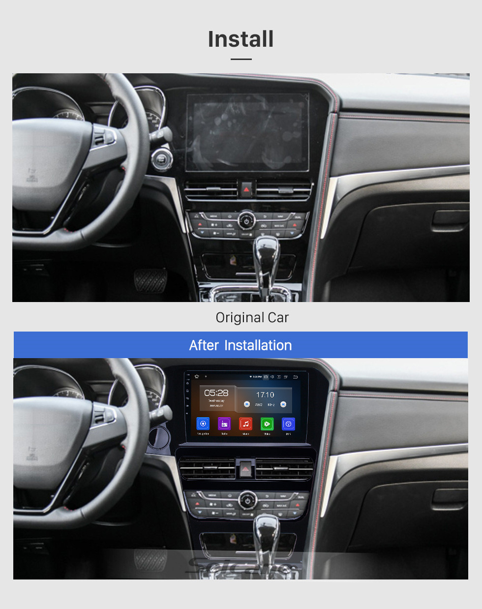 Seicane 10.1 polegadas Android 10.0 Rádio de Navegação GPS para 2018-2019 Venucia T70 Versão alta com HD Touchscreen Carplay Suporte Bluetooth OBD2 Seicane 10.1 polegadas Android 10.0 Rádio de Navegação GPS para 2018-2019 Venucia T70 Versão alta com HD Touchscreen Carplay Suporte Bluetooth OBD2