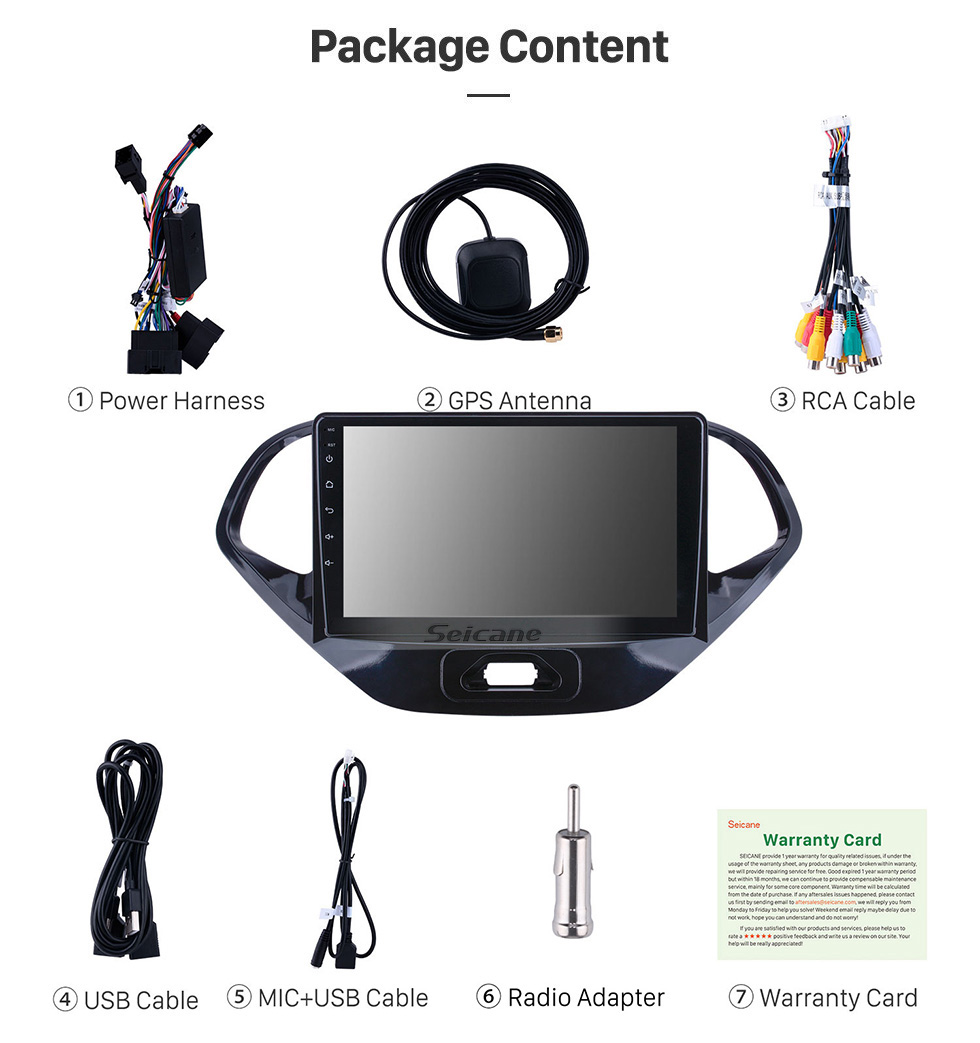 Seicane Android 10.0 for 2015 2016 2017 2018 Ford Figo Radio 9 inch GPS Navigation with HD Touchscreen Carplay Bluetooth support Digital TV Seicane Android 10.0 for 2015 2016 2017 2018 Ford Figo Radio 9 inch GPS Navigation with HD Touchscreen Carplay Bluetooth support Digital TV