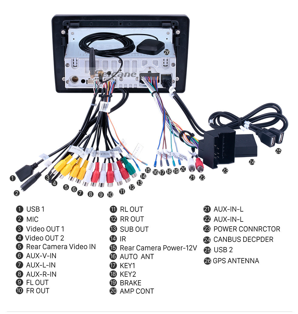 Seicane Android 10.0 для 2008 2009 2010 2011 2012 Audi A3 Radio 9-дюймовый GPS-навигатор с сенсорным экраном HD Carplay Поддержка Bluetooth Цифровое ТВ Seicane Android 10.0 для 2008 2009 2010 2011 2012 Audi A3 Radio 9-дюймовый GPS-навигатор с сенсорным экраном HD Carplay Поддержка Bluetooth Цифровое ТВ