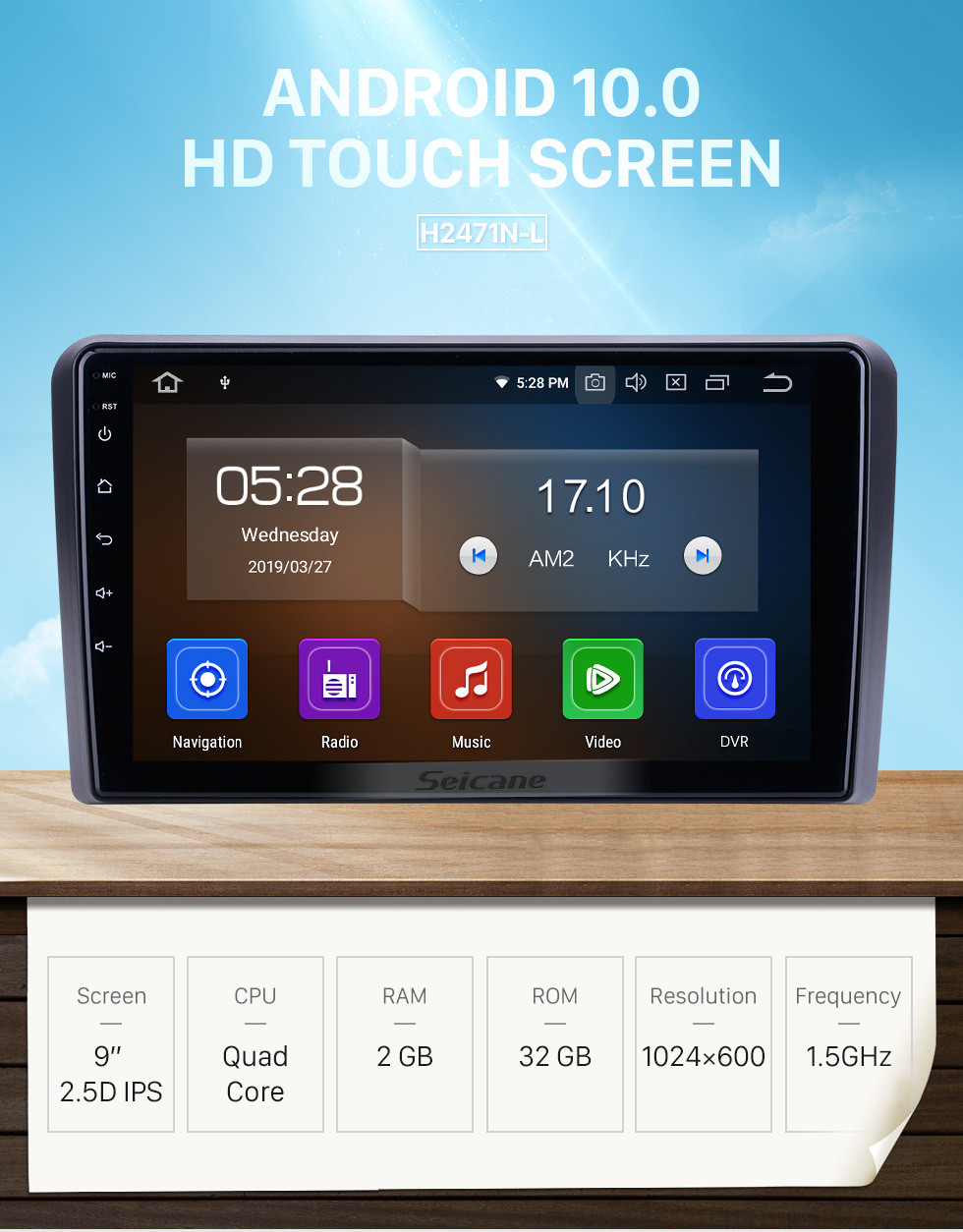Seicane Android 10.0 для 2008 2009 2010 2011 2012 Audi A3 Radio 9-дюймовый GPS-навигатор с сенсорным экраном HD Carplay Поддержка Bluetooth Цифровое ТВ Seicane Android 10.0 для 2008 2009 2010 2011 2012 Audi A3 Radio 9-дюймовый GPS-навигатор с сенсорным экраном HD Carplay Поддержка Bluetooth Цифровое ТВ