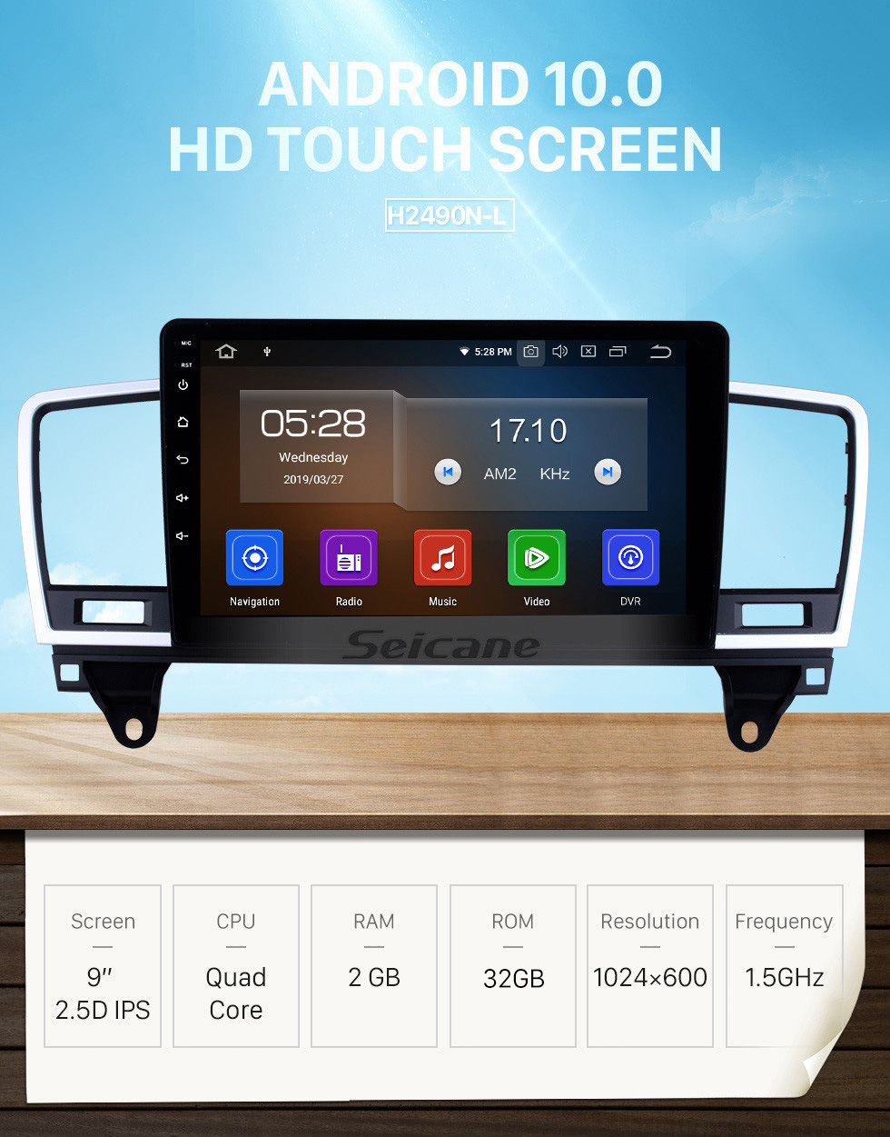 Seicane HD Touchscreen for 2014 2015 Mercedes Benz ML Radio Android 10.0 9 inch GPS Navigation System Bluetooth WIFI Carplay support DAB+ Seicane HD Touchscreen for 2014 2015 Mercedes Benz ML Radio Android 10.0 9 inch GPS Navigation System Bluetooth WIFI Carplay support DAB+