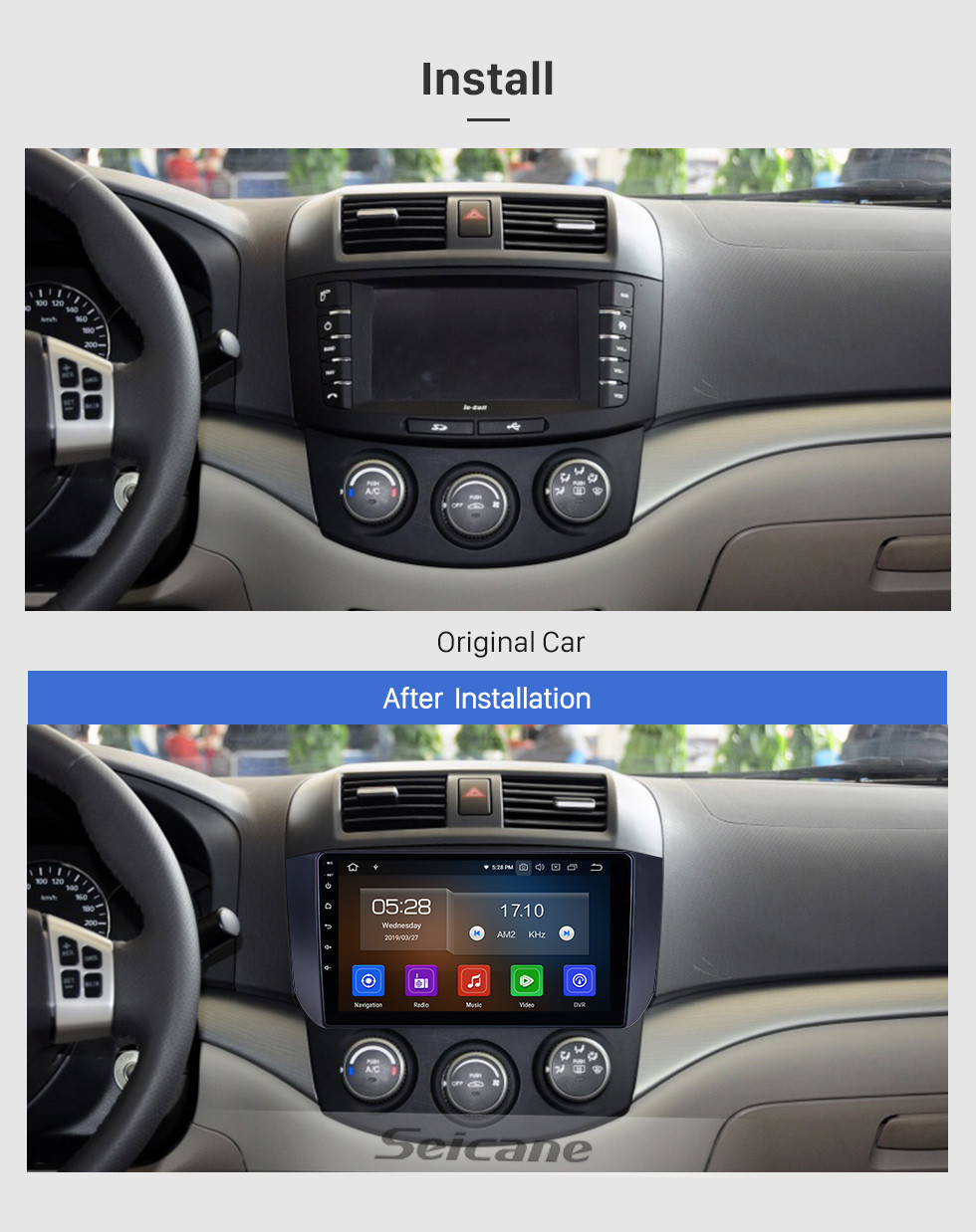 Seicane OEM 9 polegadas Android 10.0 para 2009 2010 2011 2012 Changan Alsvin V5 Rádio Bluetooth HD Touchscreen Sistema de Navegação GPS Suporte Carplay DVR Seicane OEM 9 polegadas Android 10.0 para 2009 2010 2011 2012 Changan Alsvin V5 Rádio Bluetooth HD Touchscreen Sistema de Navegação GPS Suporte Carplay DVR