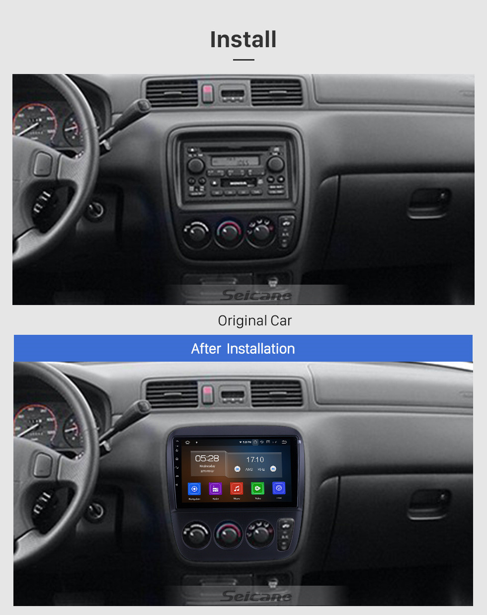 Seicane 9 inch For 1998 1999 2000 Honda CR-V Performa RHD Radio Android 10.0 GPS Navigation System Bluetooth HD Touchscreen Carplay support OBD2 Seicane 9 inch For 1998 1999 2000 Honda CR-V Performa RHD Radio Android 10.0 GPS Navigation System Bluetooth HD Touchscreen Carplay support OBD2