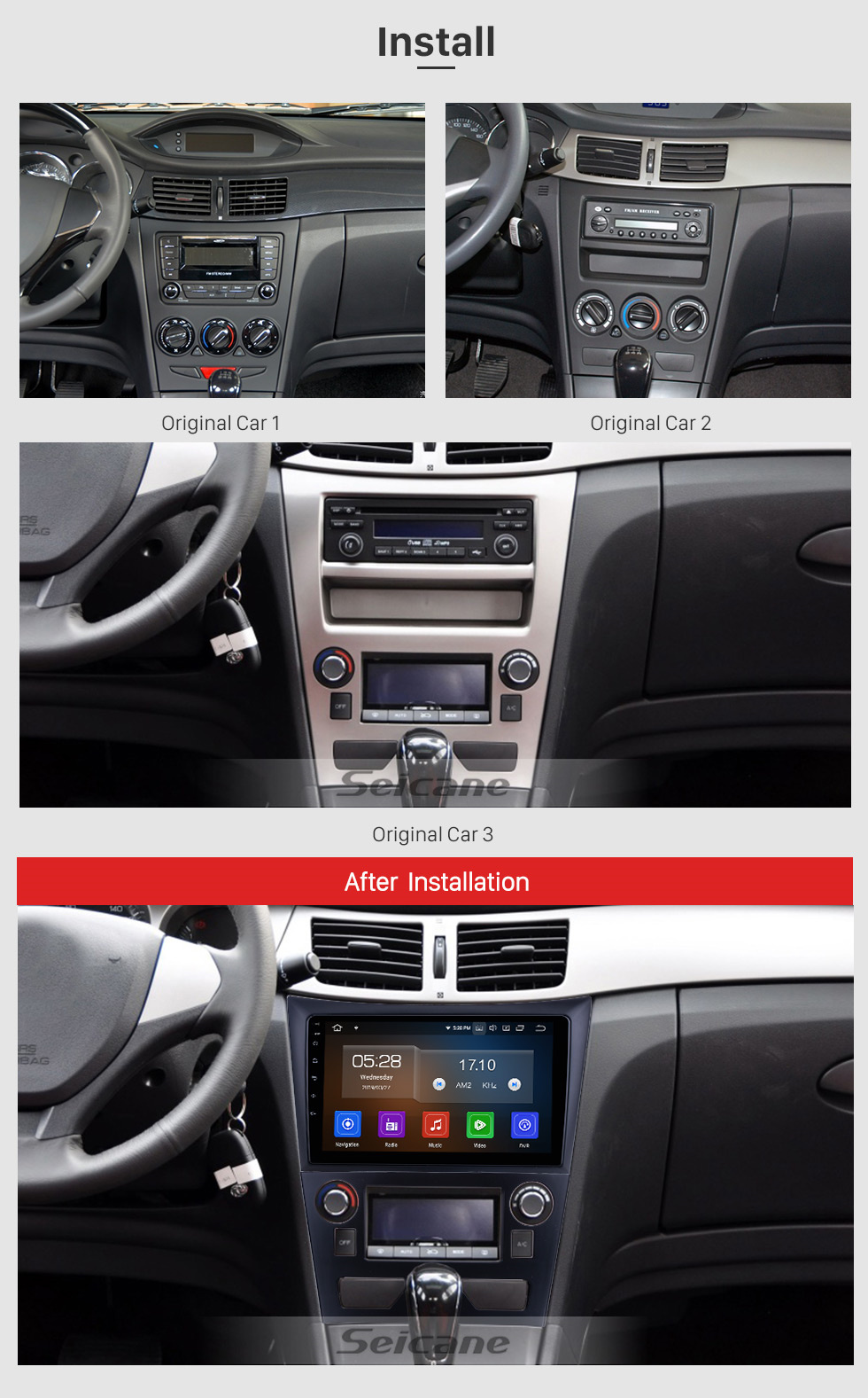 Seicane Android 10.0 für 2011 2012 2013 2014 Dong Feng Aeolus H30 Radio 9 Zoll GPS Navigationssystem Bluetooth HD Touchscreen Carplay Unterstützung SWC Seicane Android 10.0 für 2011 2012 2013 2014 Dong Feng Aeolus H30 Radio 9 Zoll GPS Navigationssystem Bluetooth HD Touchscreen Carplay Unterstützung SWC