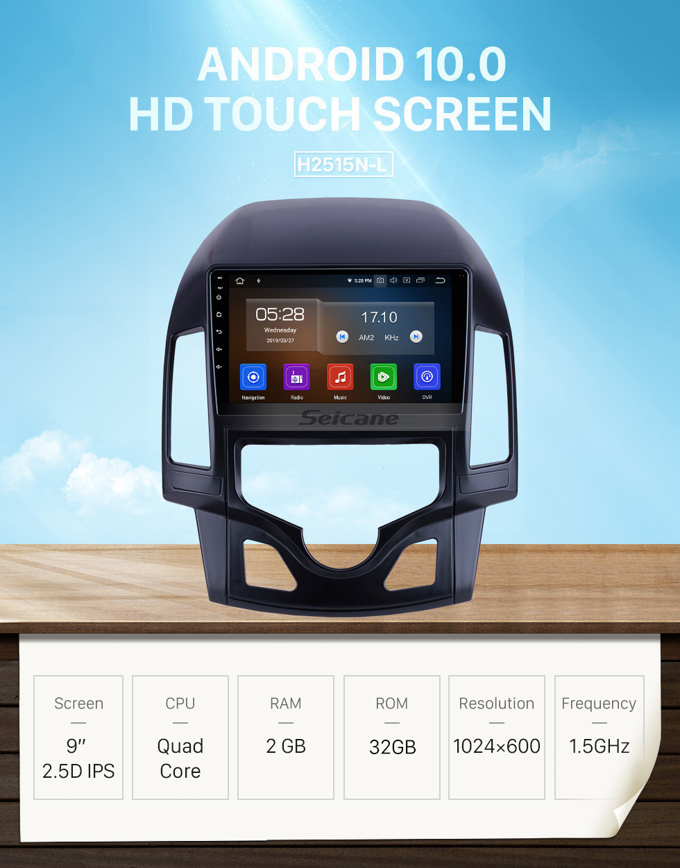Seicane Android 10.0 For 2008 2009 2010 2011 Hyundai i30 LHD Auto A/C Radio 9 inch GPS Navigation System Bluetooth HD Touchscreen Carplay support SWC Seicane Android 10.0 For 2008 2009 2010 2011 Hyundai i30 LHD Auto A/C Radio 9 inch GPS Navigation System Bluetooth HD Touchscreen Carplay support SWC