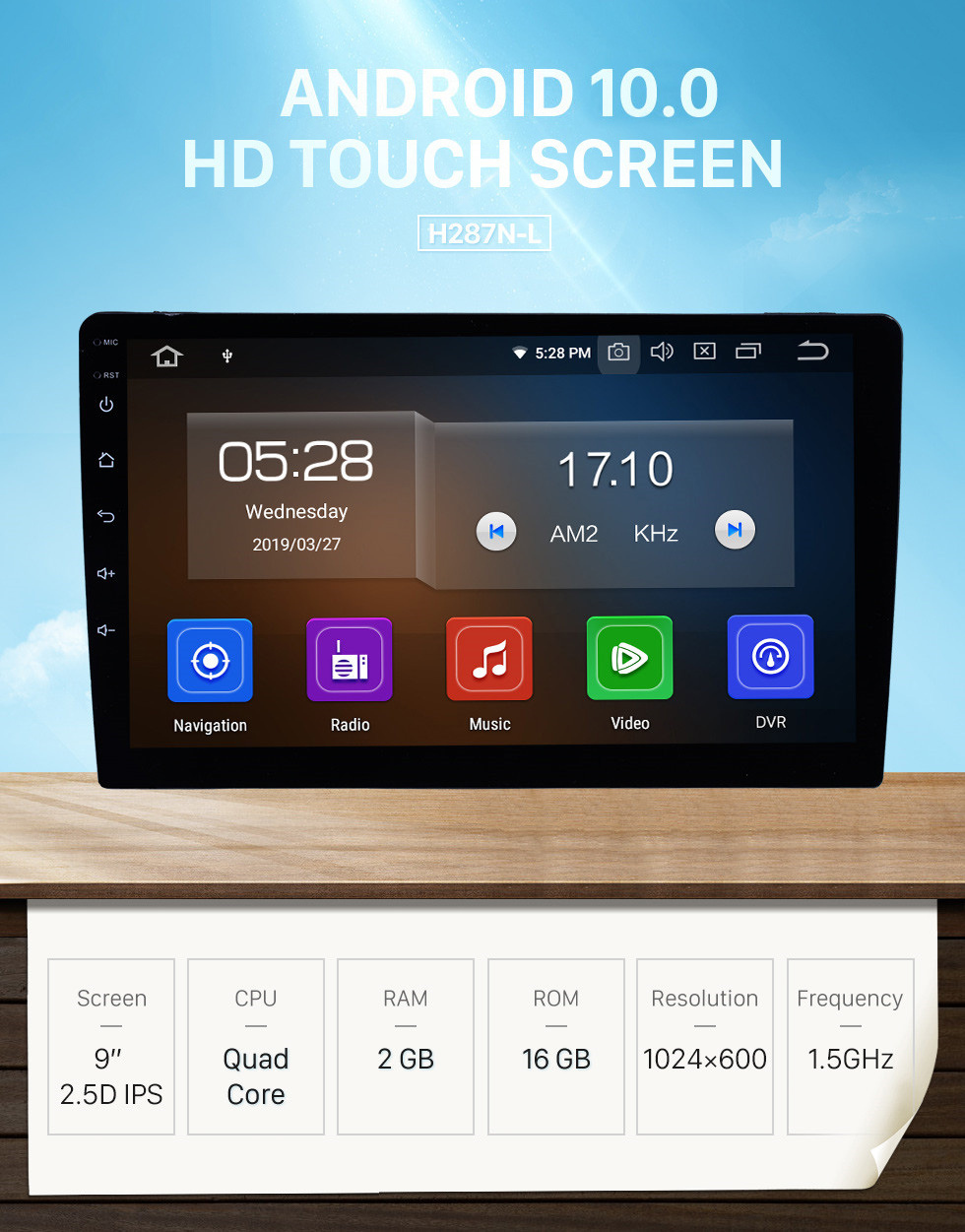 Seicane Écran tactile HD universel 9 pouces Android 10.0 Radio Système de navigation GPS avec Bluetooth Musique WIFI Contrôle du volant Prise en charge 4G USB Carplay Lecteur DVD Seicane Écran tactile HD universel 9 pouces Android 10.0 Radio Système de navigation GPS avec Bluetooth Musique WIFI Contrôle du volant Prise en charge 4G USB Carplay Lecteur DVD